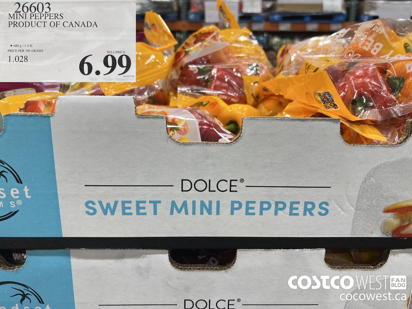 26603 MINI PEPPERS PRODUCT OF CANADA $6.99