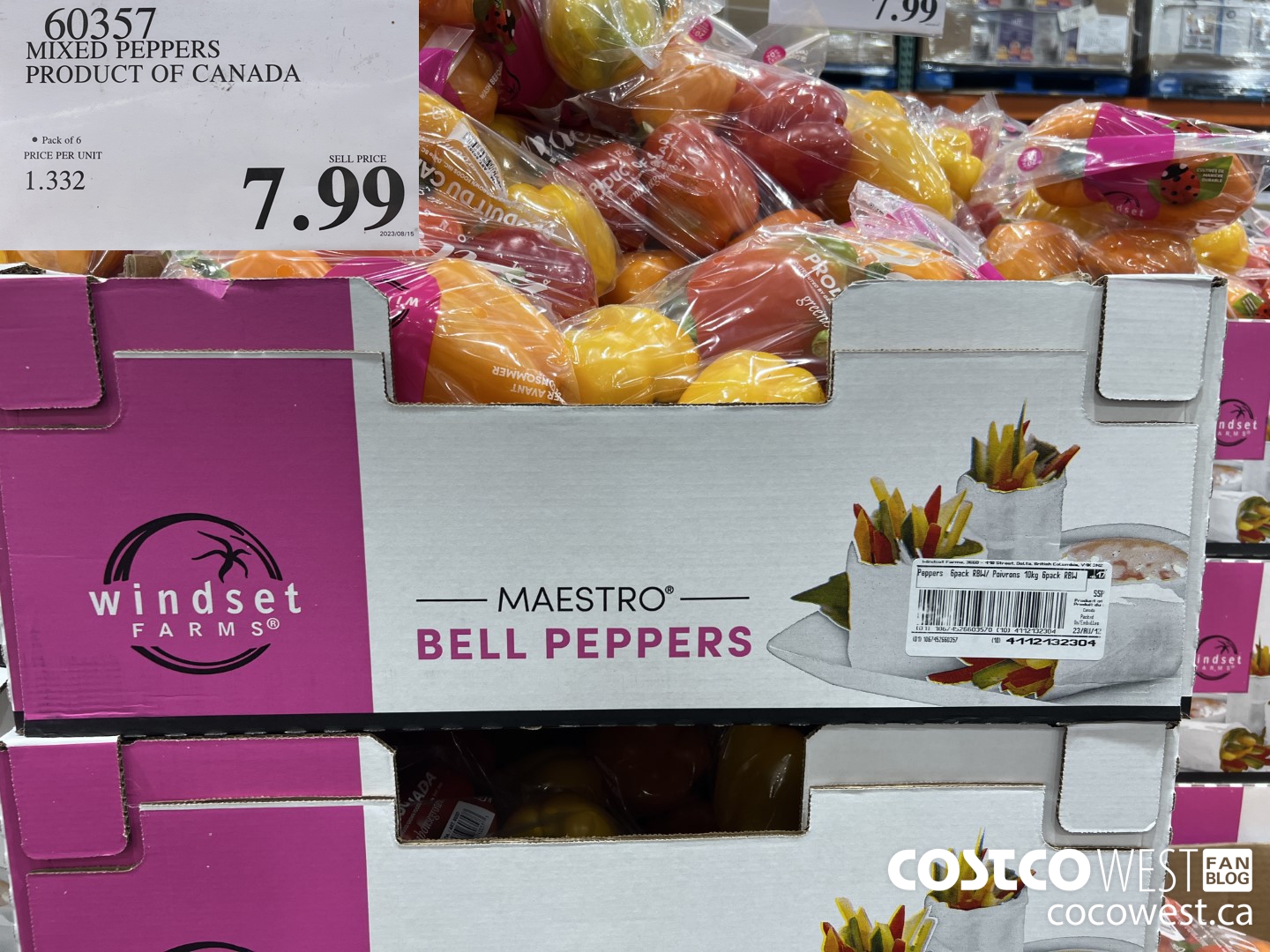 60357 MIXED PEPPERS PRODUCT OF CANADA $7.99