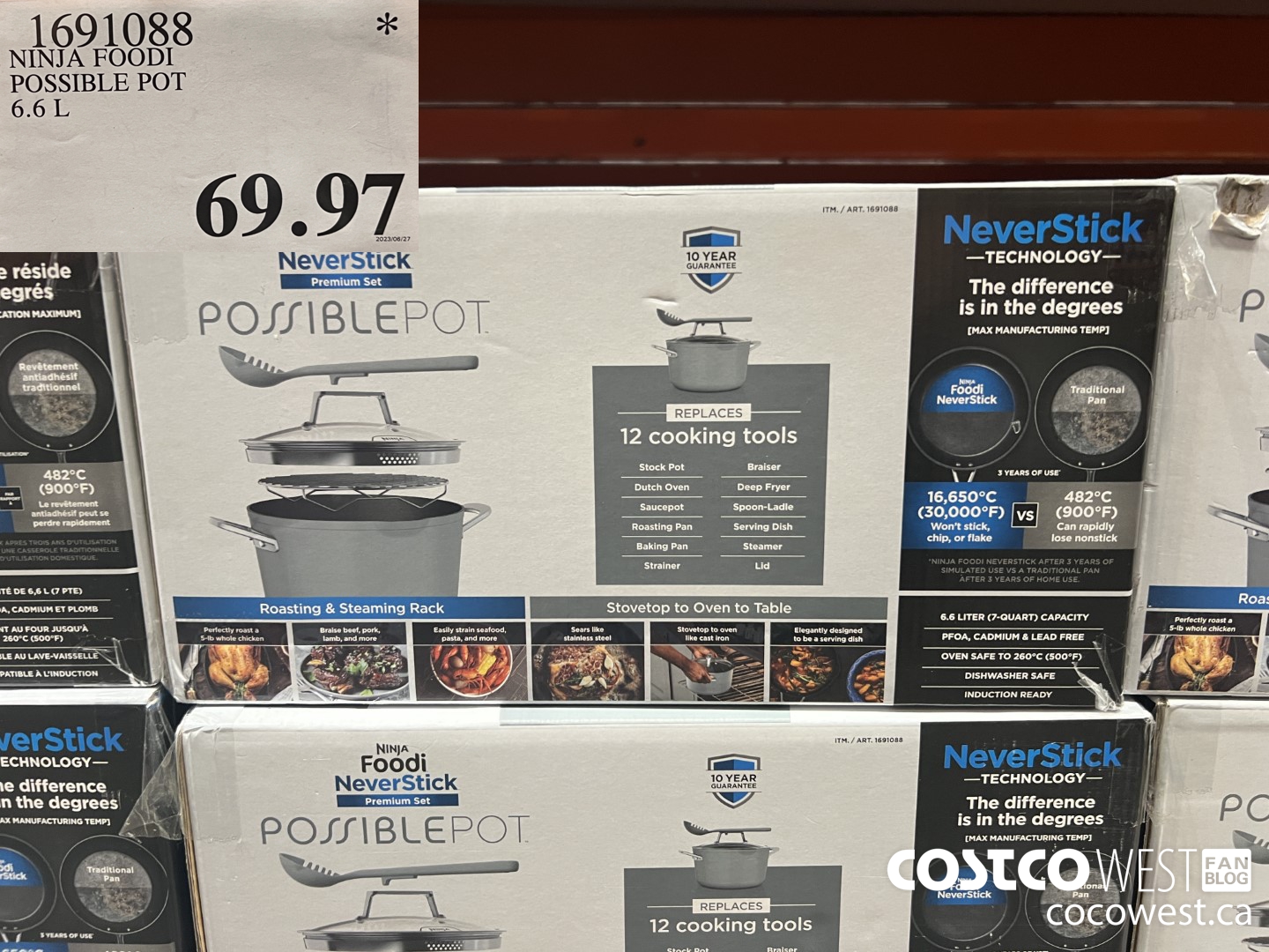 1691088 NINJA FOODI POSSIBLE POT 6.6 L $69.97