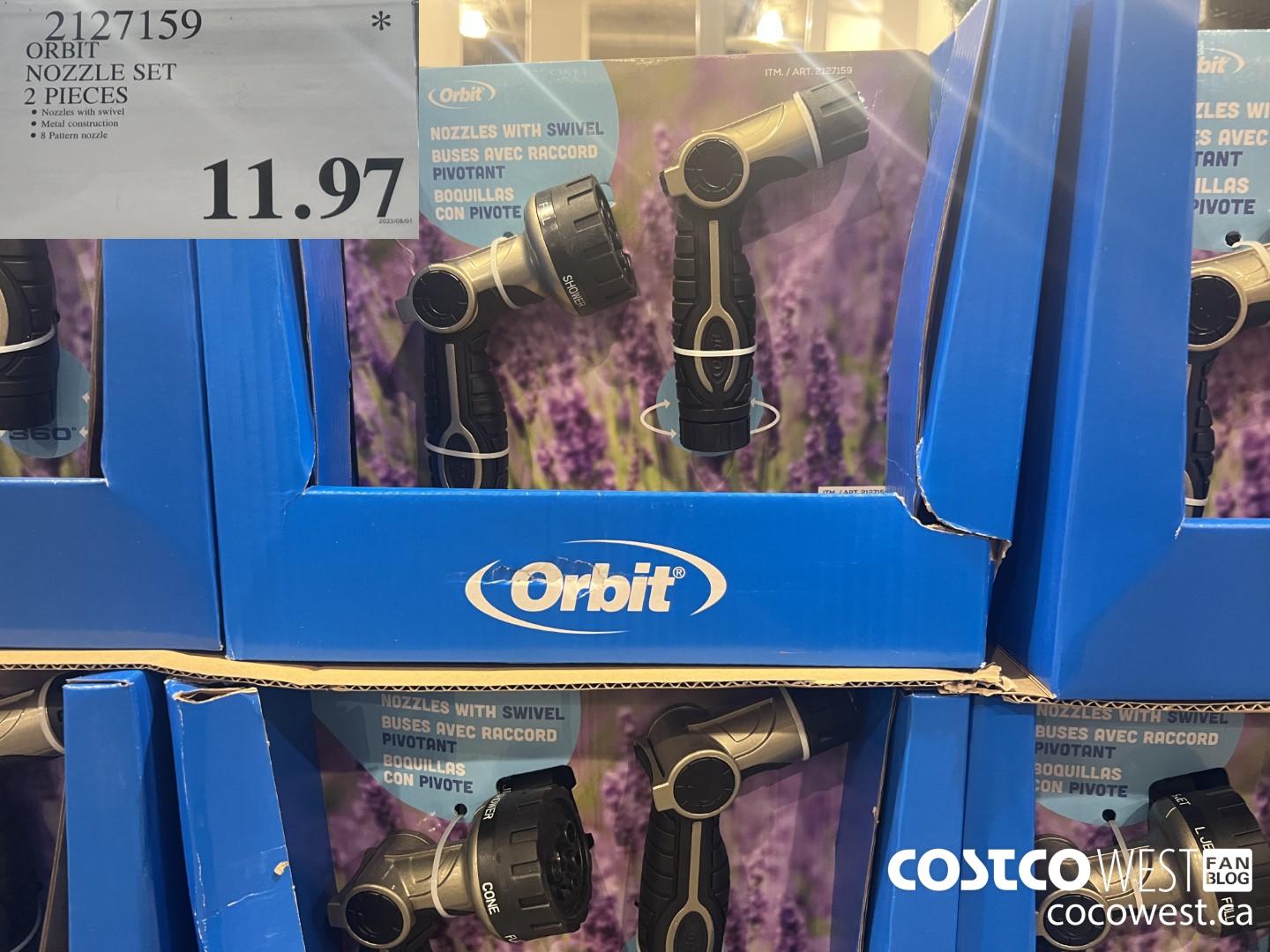 2127159 ORBIT 2PC NOZZLE SET  $11.97