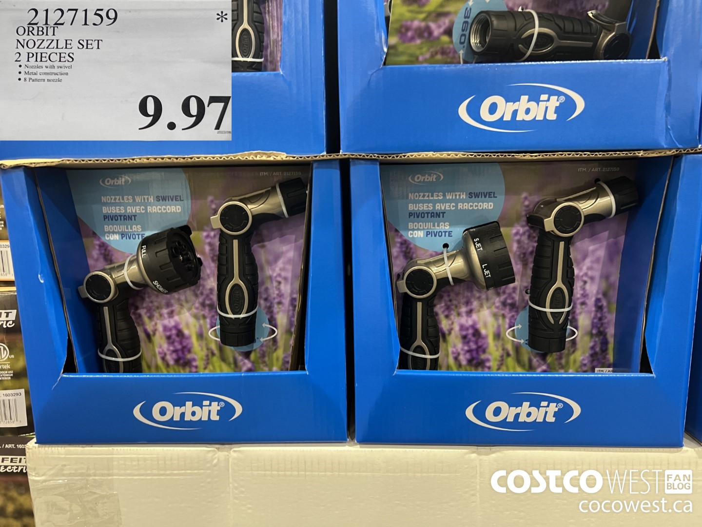 2127159 ORBIT 2PC NOZZLE SET  $9.97