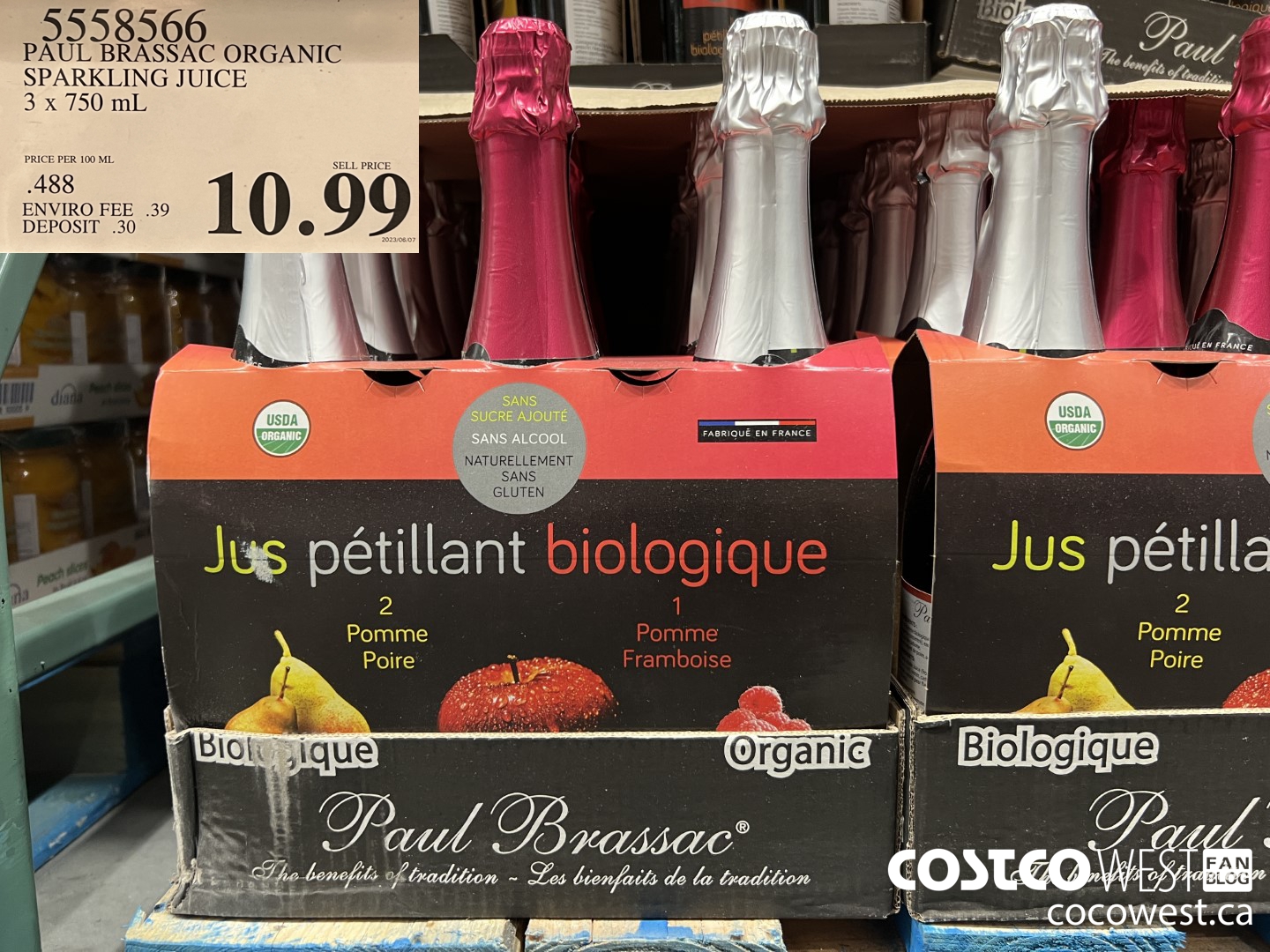 Costco sparkling cheap juice