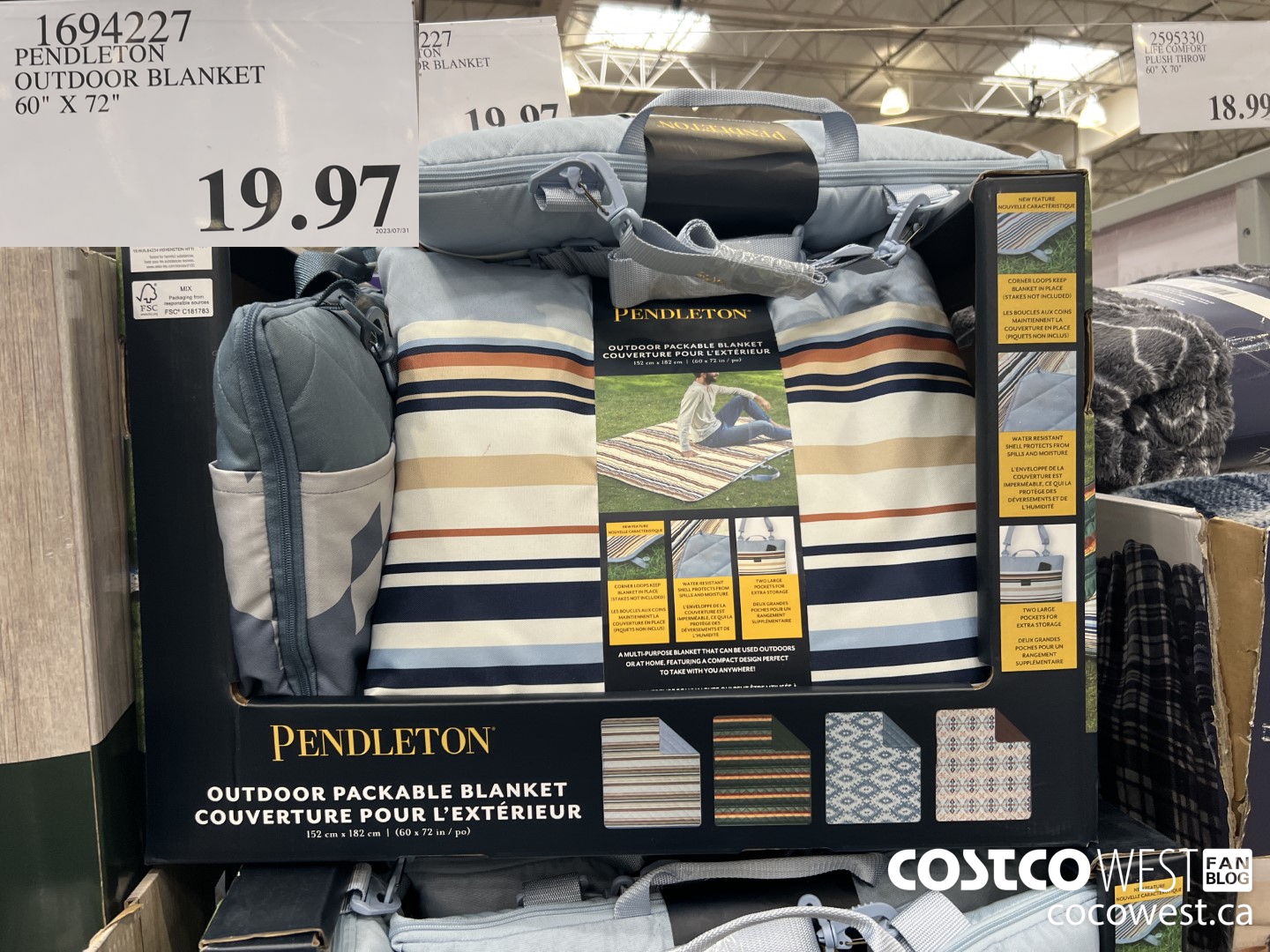 1694227 PENDLETON OUTDOOR BLANKET 60