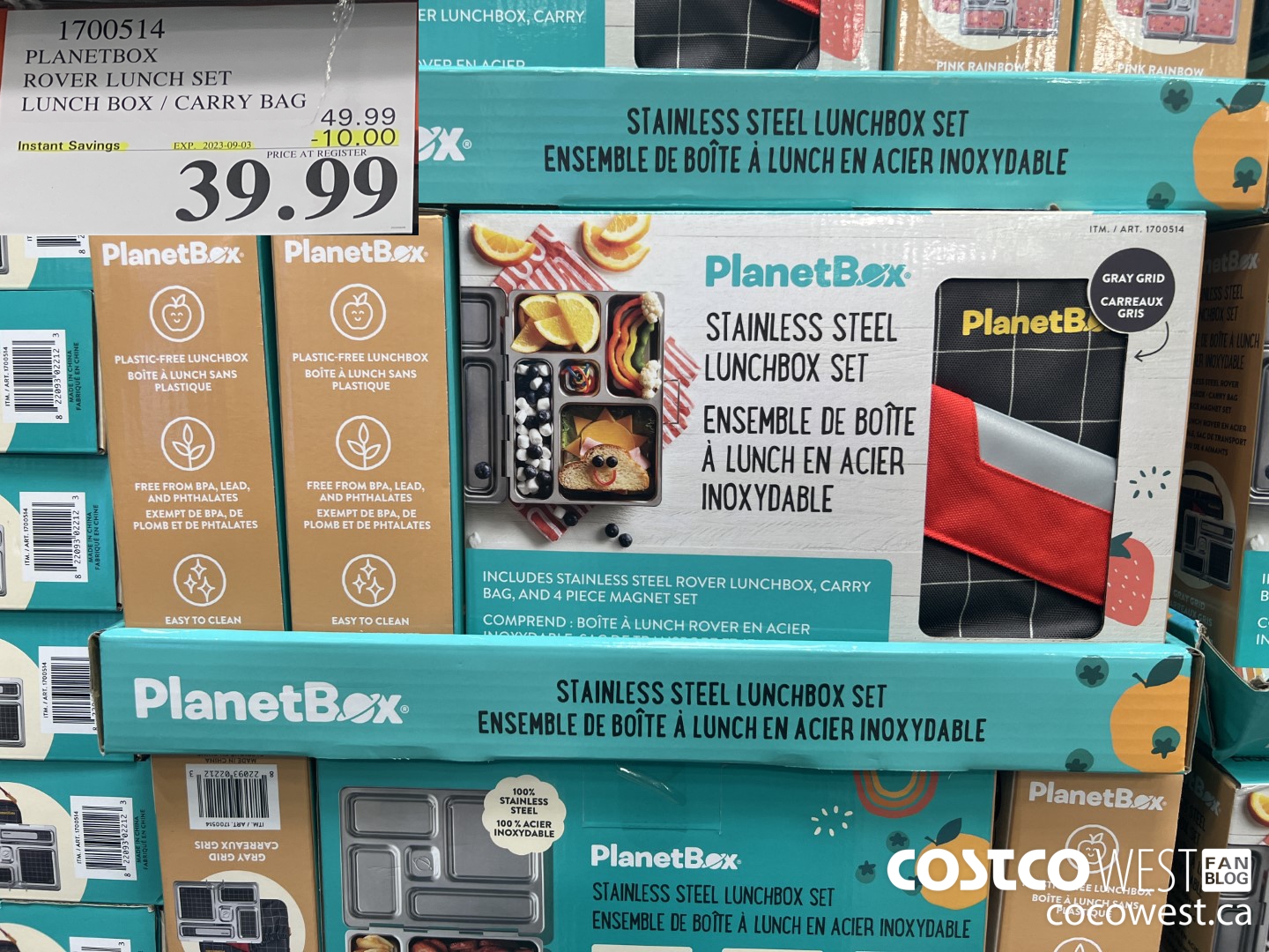 1700514 PLANETBOX ROVER LUNCH SET LUNCH BOX / CARRY BAG ($10.00 INSTANT SAVINGS EXPIRES ON 2023-09-03) $39.99