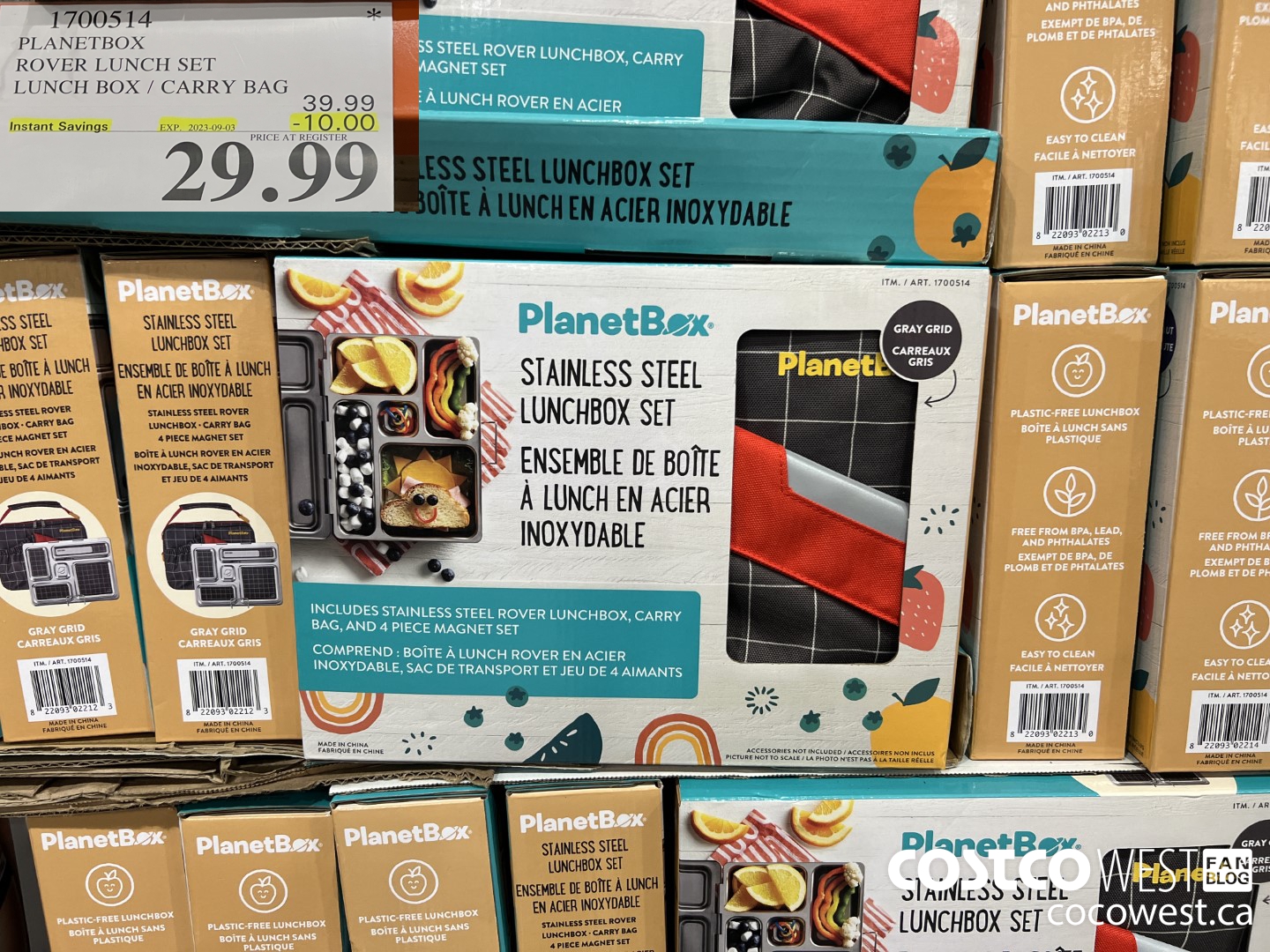 1700514 PLANETBOX ROVER LUNCH SET LUNCH BOX / CARRY BAG ($10.00 INSTANT SAVINGS EXPIRES ON 2023-09-03) $29.99