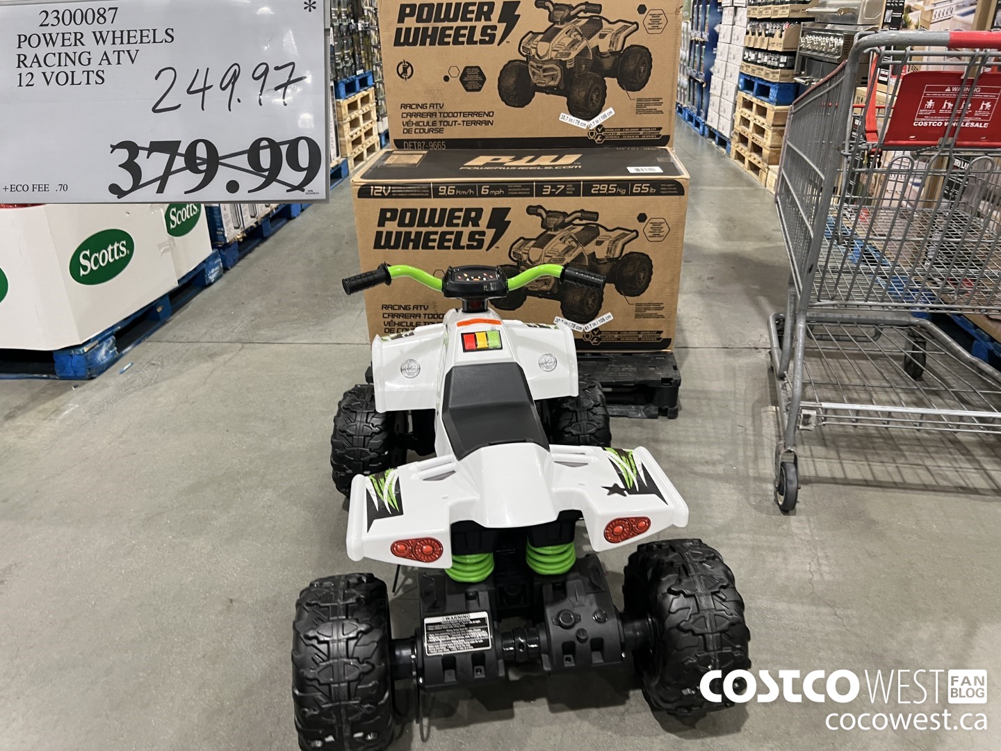 2300087 POWER WHEELS RACING ATV 12 VOLTS $249.97