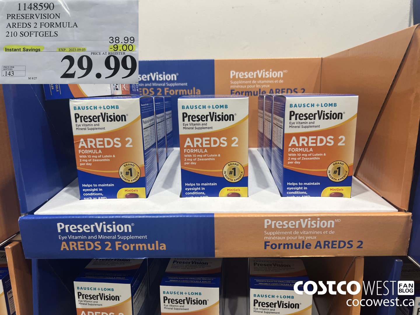 1148590 PRESERVISION AREDS 2 FORMULA 210 SOFTGELS ($9.00 INSTANT SAVINGS EXPIRES ON 2023-09-03) $29.99