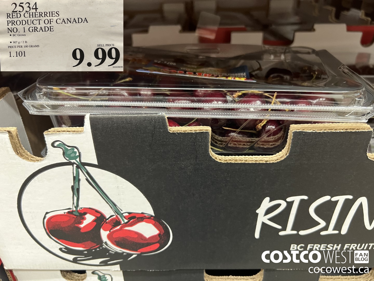 2534 RED CHERRIES PRODUCT OF CANADA $9.99