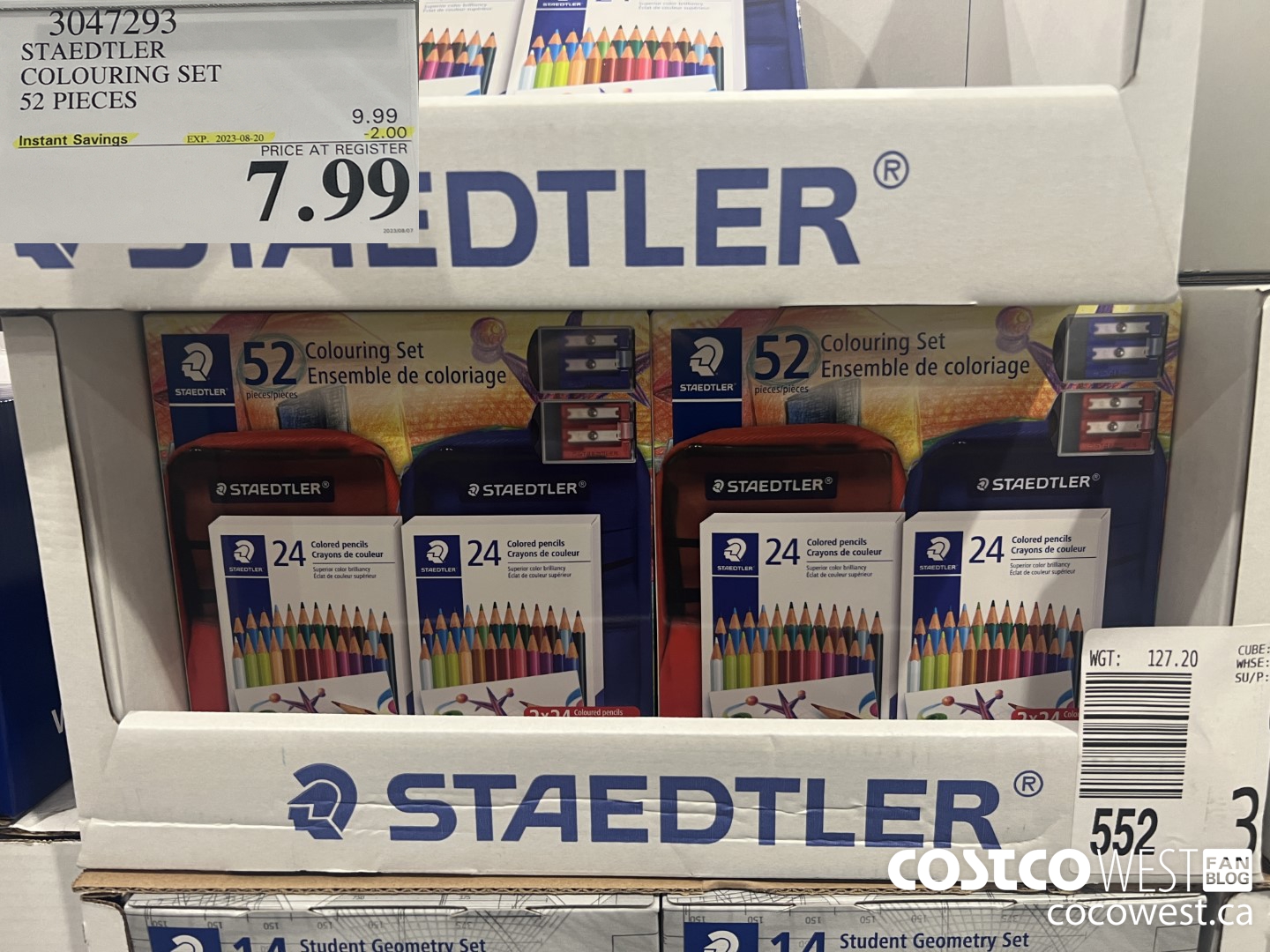 3047293 STAEDTLER COLOURING SET 52 PIECES ($2.00 INSTANT SAVINGS EXPIRES ON 2023-08-20) $7.99