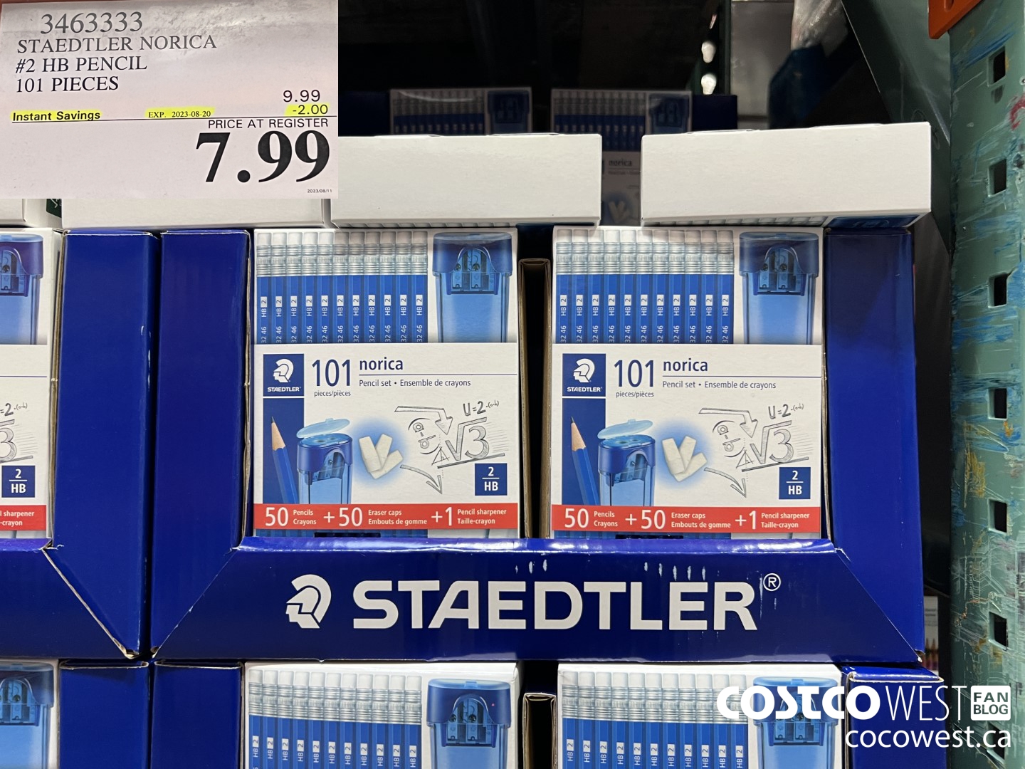 3463333 STAEDTLER NORICA PENCILS HB 101 PC ($2.00 INSTANT SAVINGS EXPIRES ON 2023-08-20) $7.99