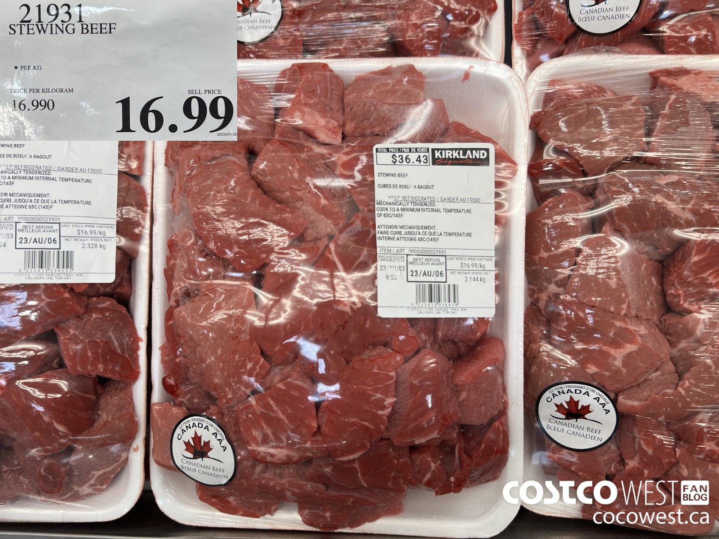 21931 STEWING BEEF $16.99