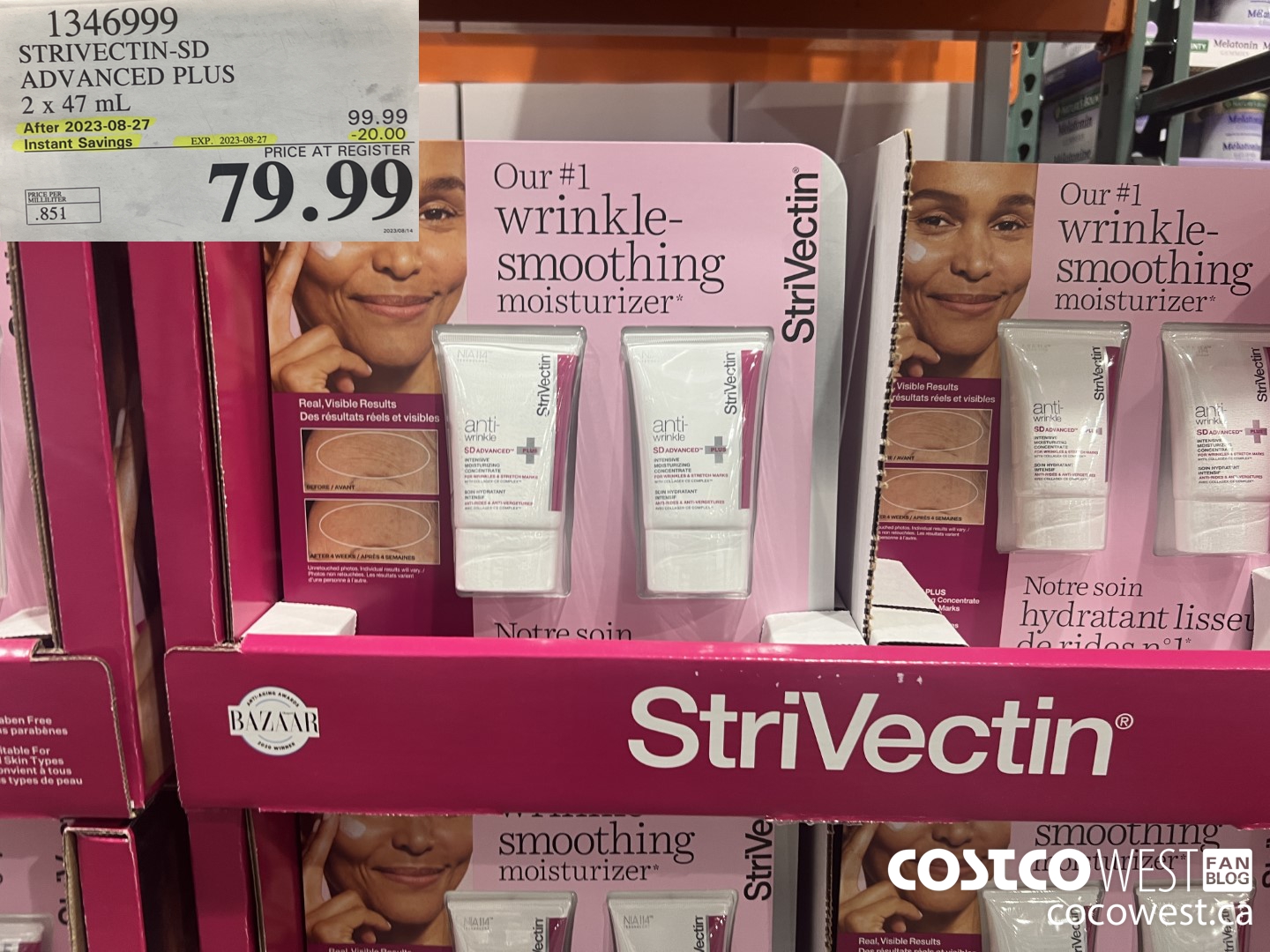 1346999 STRIVECTIN-SD ADVANCED PLUS 2 X 47 ML ($20.00 INSTANT SAVINGS EXPIRES ON 2023-08-27) $79.99