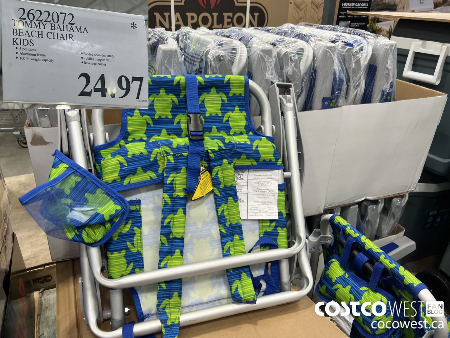 2622072 TOMMY BAHAMA BEACH CHAIR KIDS  $24.97