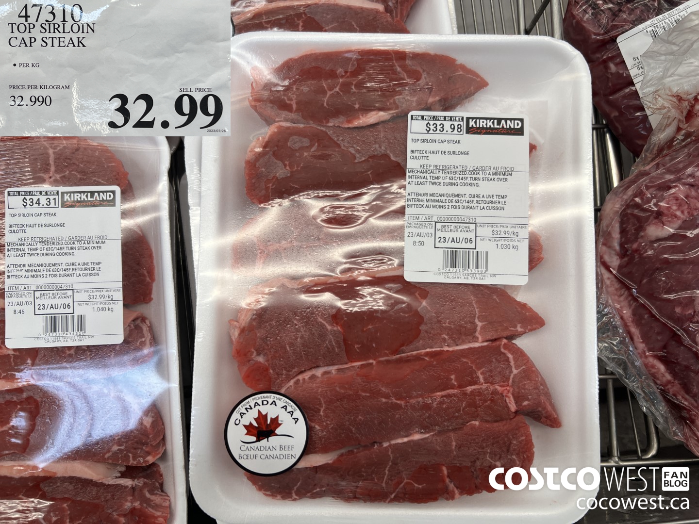 47310 TOP SIRLOIN CAP STEAK $32.99
