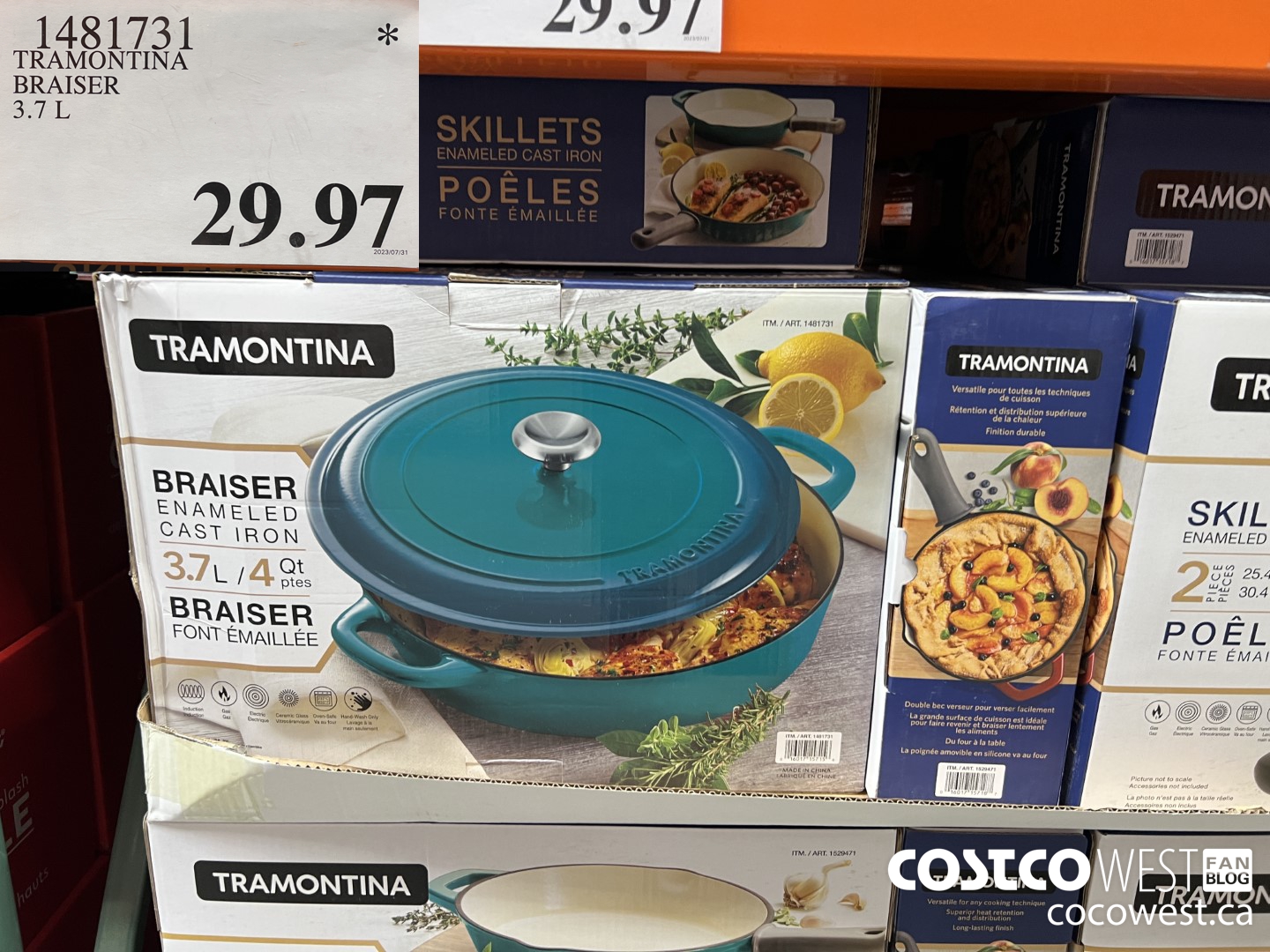 1481731 TRAMONTINA BRAISER 3 7 L 10 00 INSTANT SAVINGS EXPIRES ON 2023 07  02 39 99 - Costco East Fan Blog