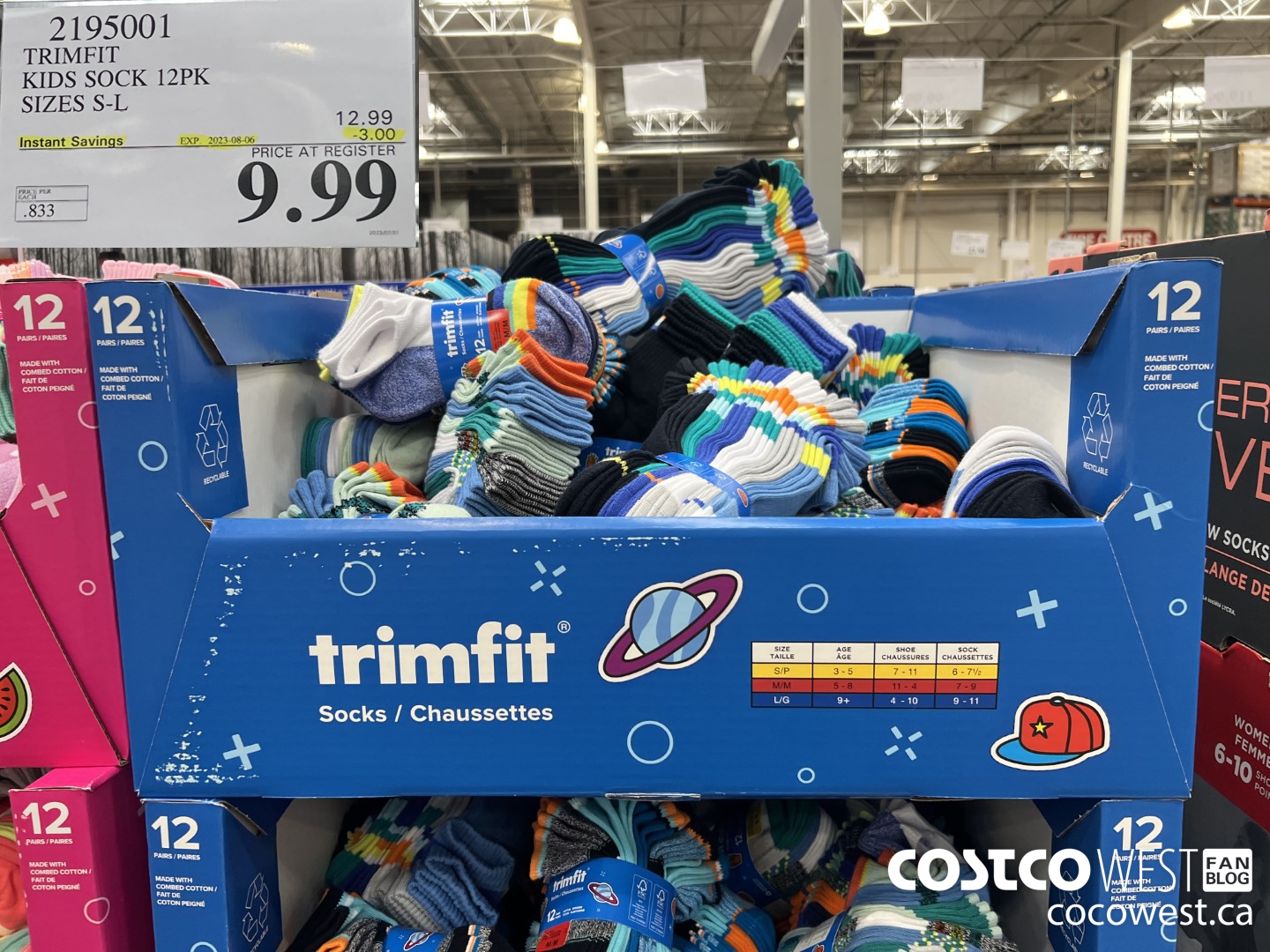 2195001 TRIMFIT KIDS SOCKS 12PK SIZES S-L ($3.00 INSTANT SAVINGS EXPIRES ON 2023-08-06) $9.99