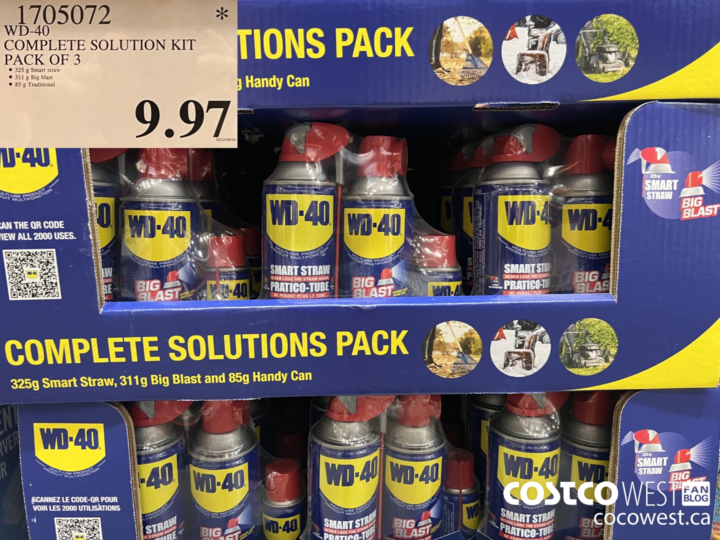 1705072 WD-40 COMPLETE SOLUTION KIT PACK OF 3 $9.97