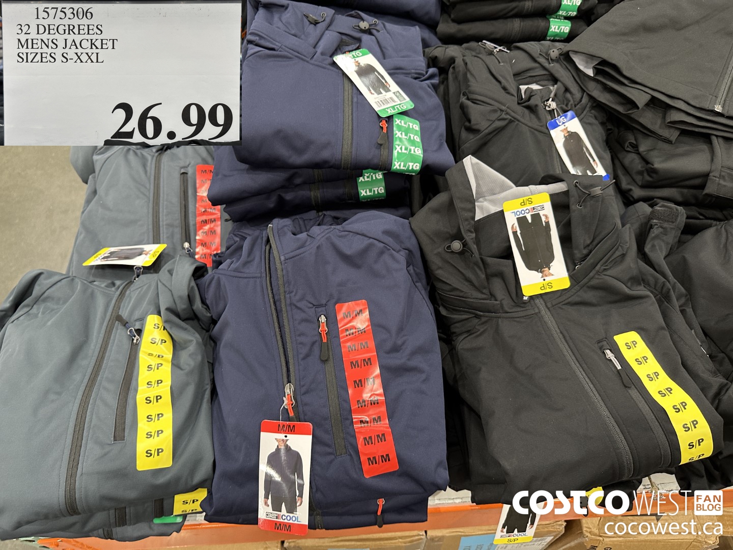 32 degree outlet men's jacket costco