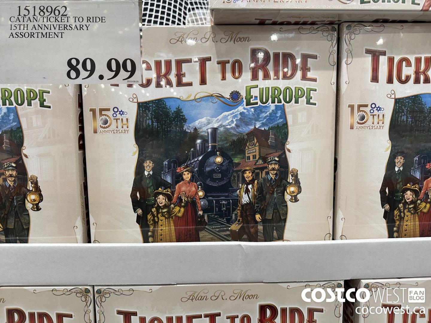 1518962 CATAN/TICKET TO RIDE 15TH ANNIVERSARY ASSORTMENT $89.99