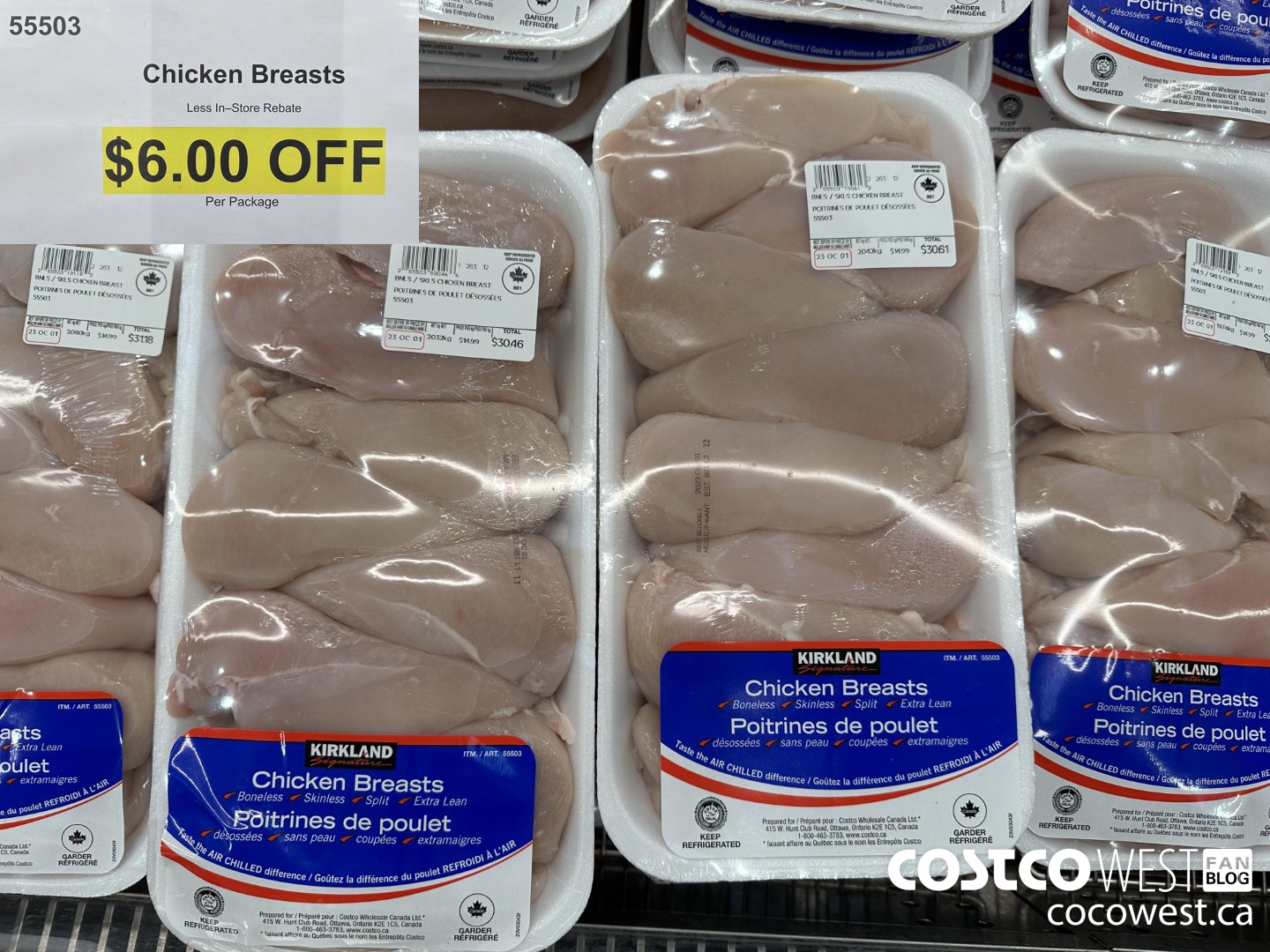 99903 CHICKEN BREASTS  ($6.00 INSTANT SAVINGS)