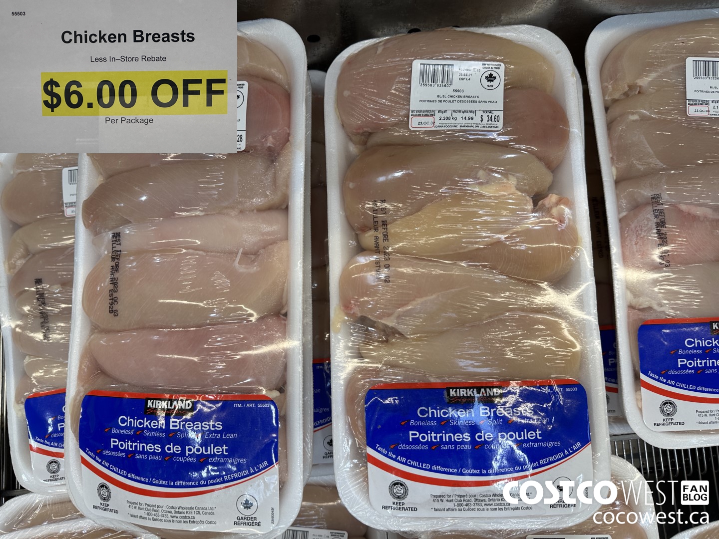 55503 CHICKEN BREAST ($6.00 INSTANT SAVINGS)