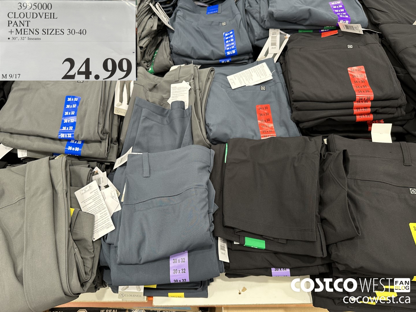 Costco Finds Canada  Mens #CloudVeil walking pants are $6 off