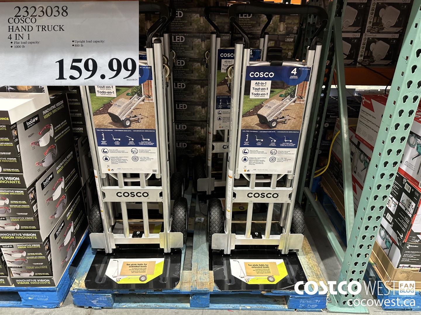 2323038 COSCO HAND TRUCK 4 IN 1 $159.99