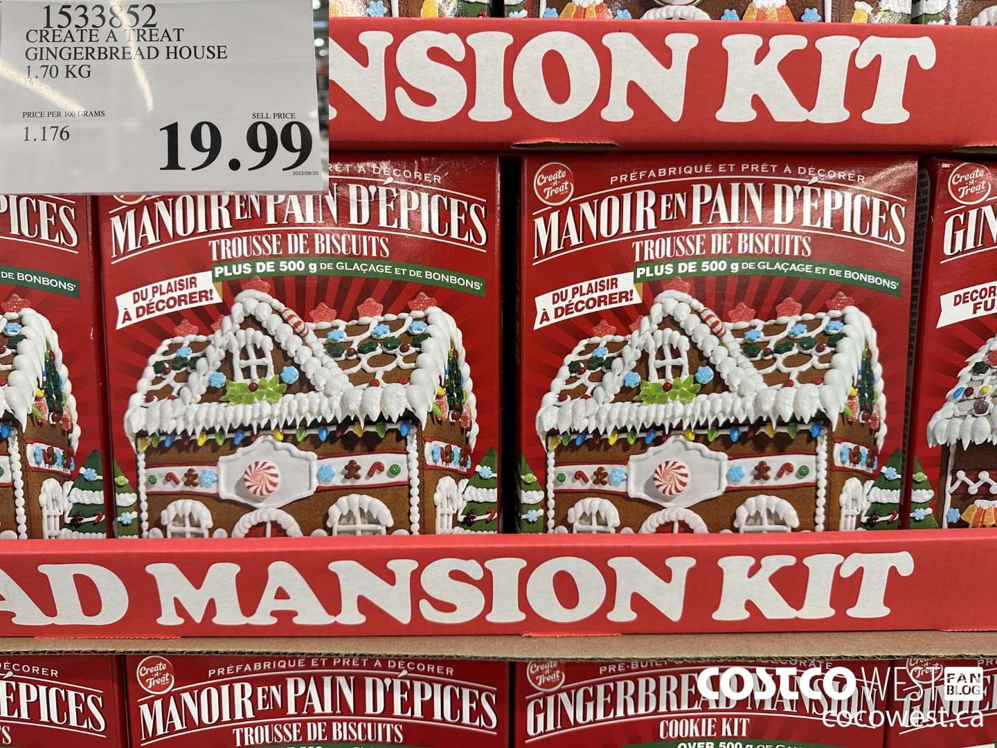 1533852 CREATE A TREAT GINGERBREAD HOUSE 1.70 KG $19.99