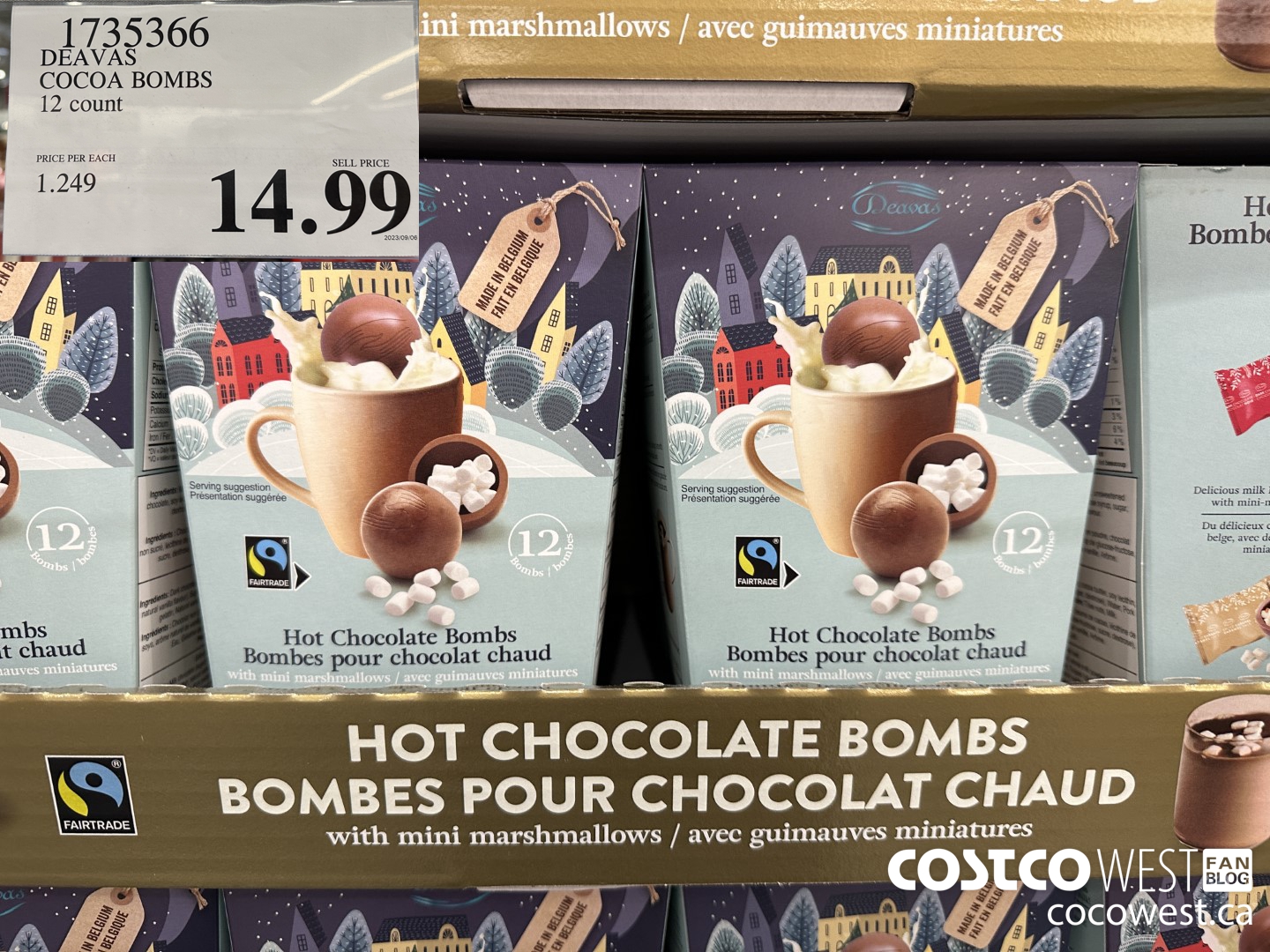 1735366 DEAVAS COCOA BOMBS 12 COUNT $14.99