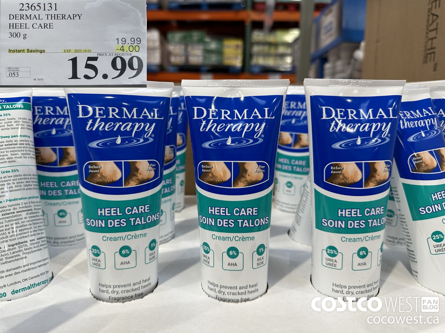 2365131 DERMAL THERAPY HEEL CARE 300G ($4.00 INSTANT SAVINGS EXPIRES ON 2023-10-01) $15.99