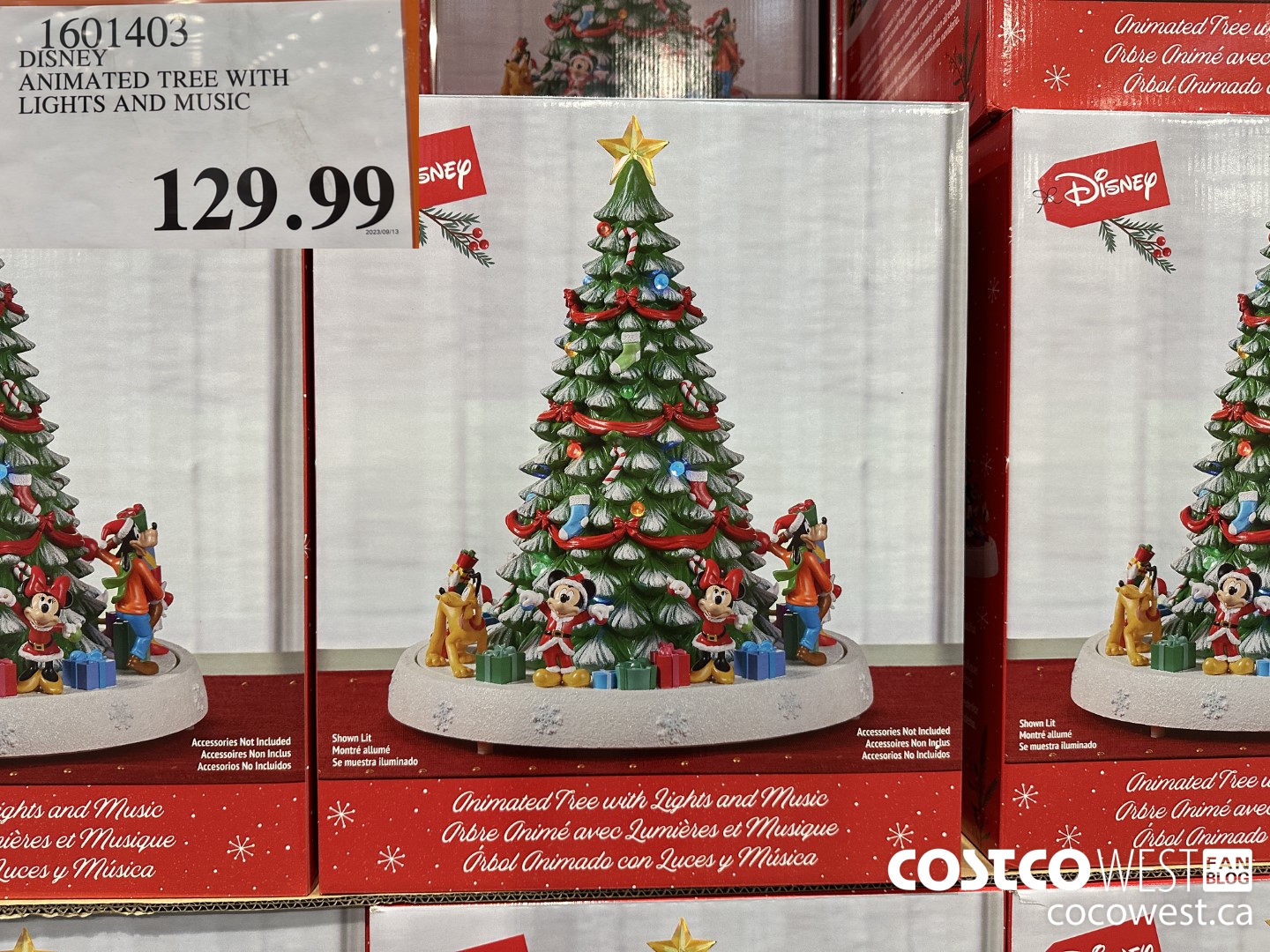 1601403 DISNEY ANIMATED TREE WITH LIGHTS AND MUSIC $129.99
