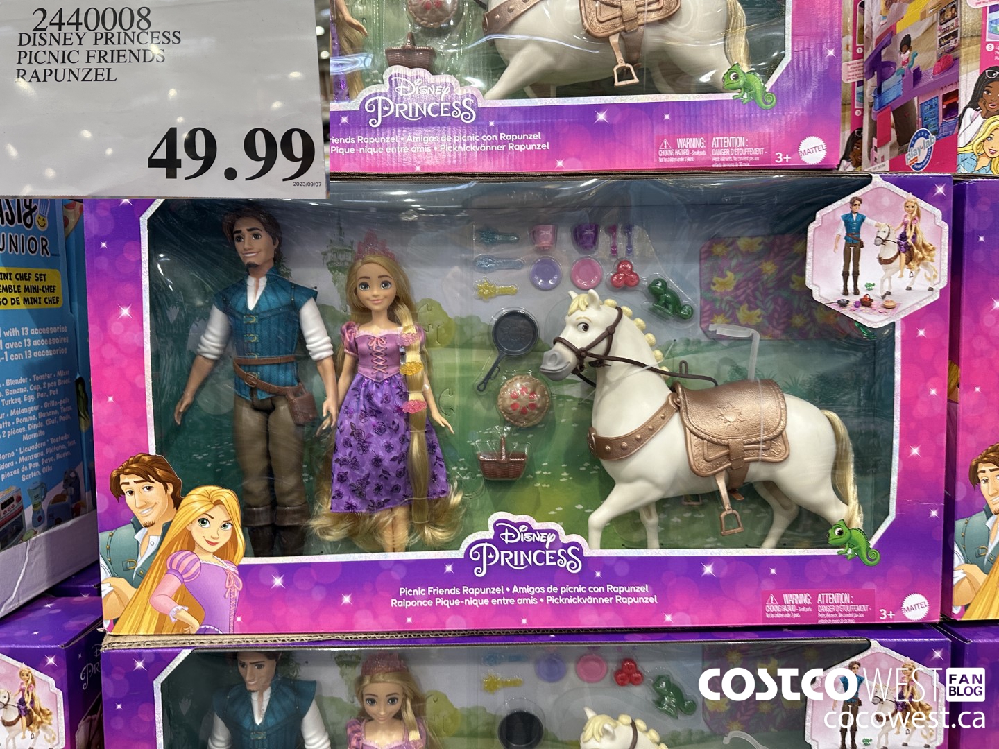 2440008 DISNEY PRINCESS PICNIC FRIENDS RAPUNZEL $49.99