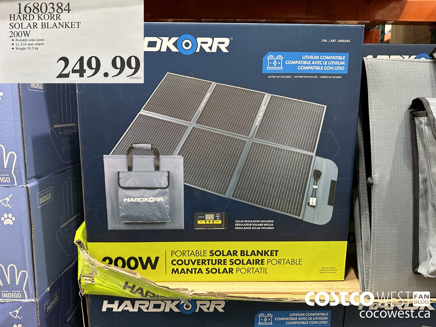 1680384 HARD KORR SOLAR BLANKET 200W $249.99