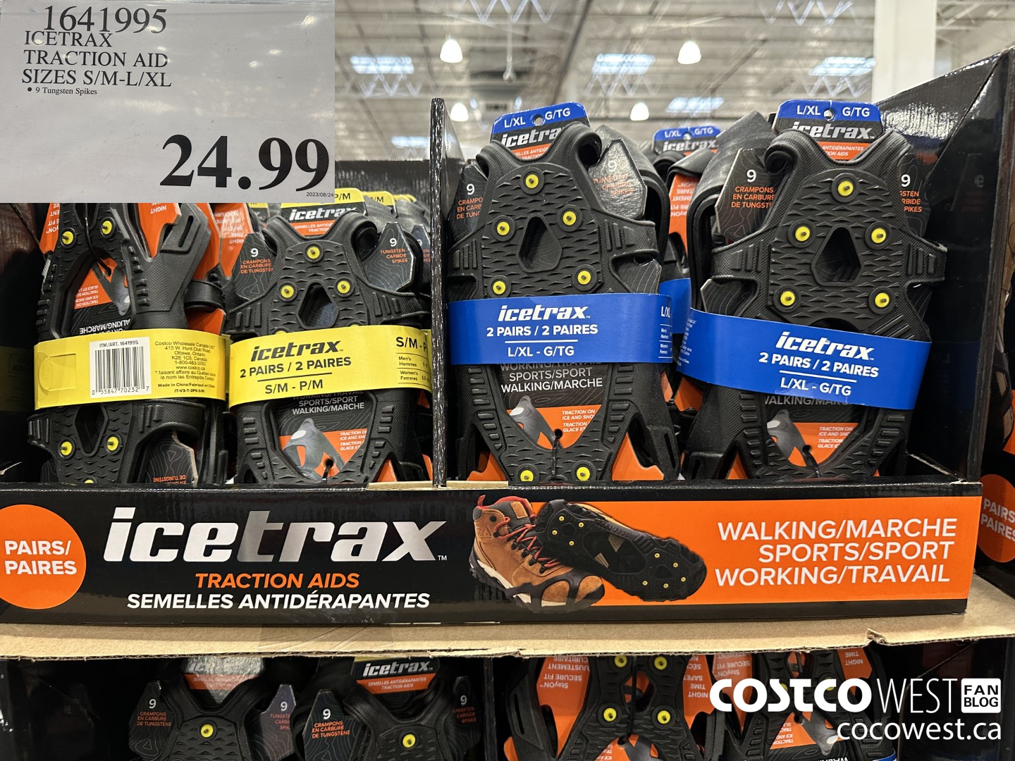 1641995 ICETRAX TRACTION AID SIZES S/M-L/XL $24.99