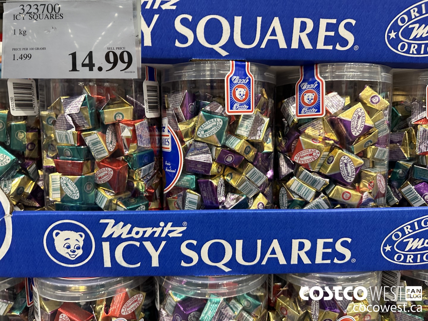323700 ICY SQUARES 1 kg  $14.99