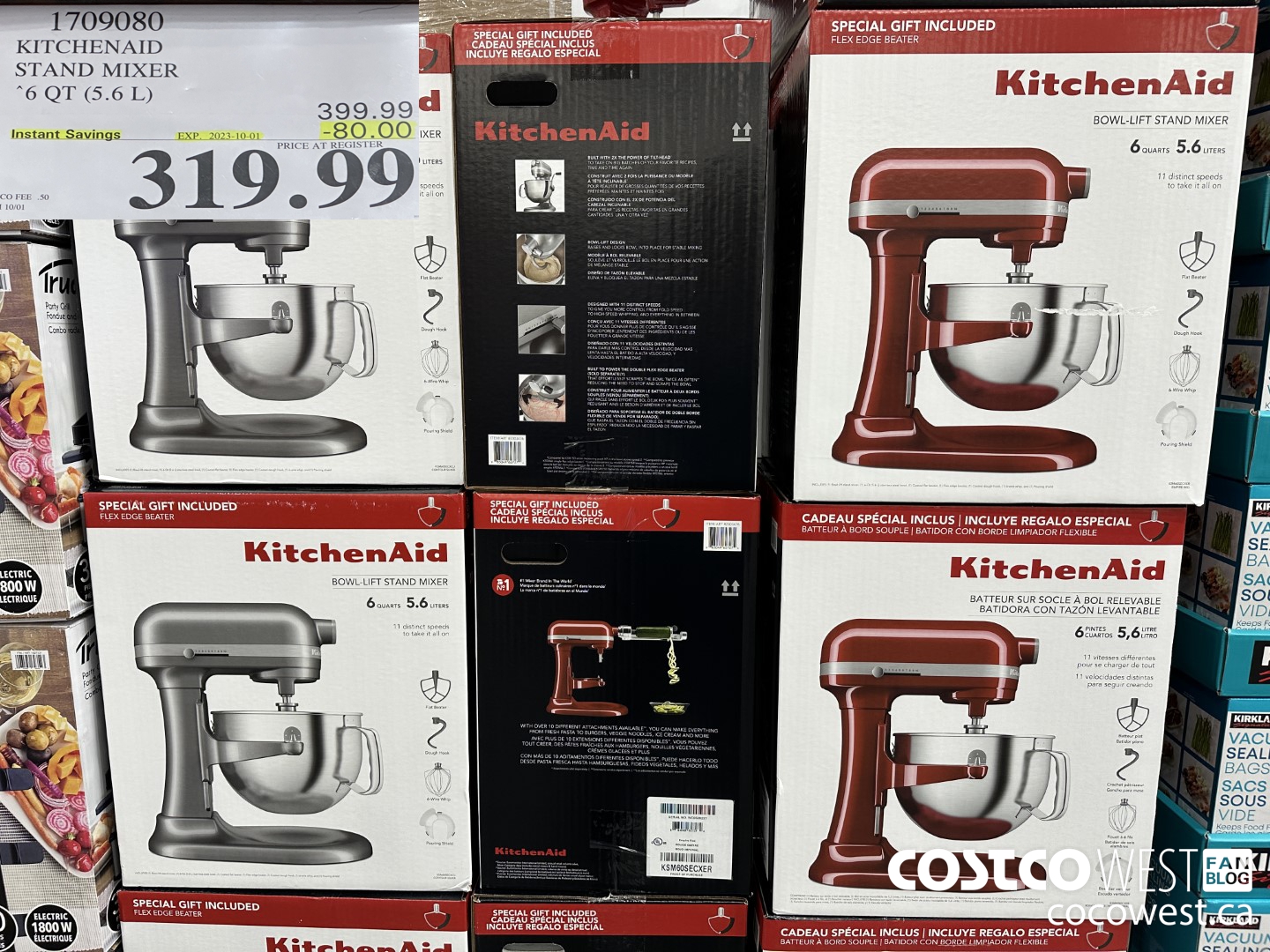 New KitchenAid Artisan 5.6L Stand Mixer With A Clever Half Speed For Folding