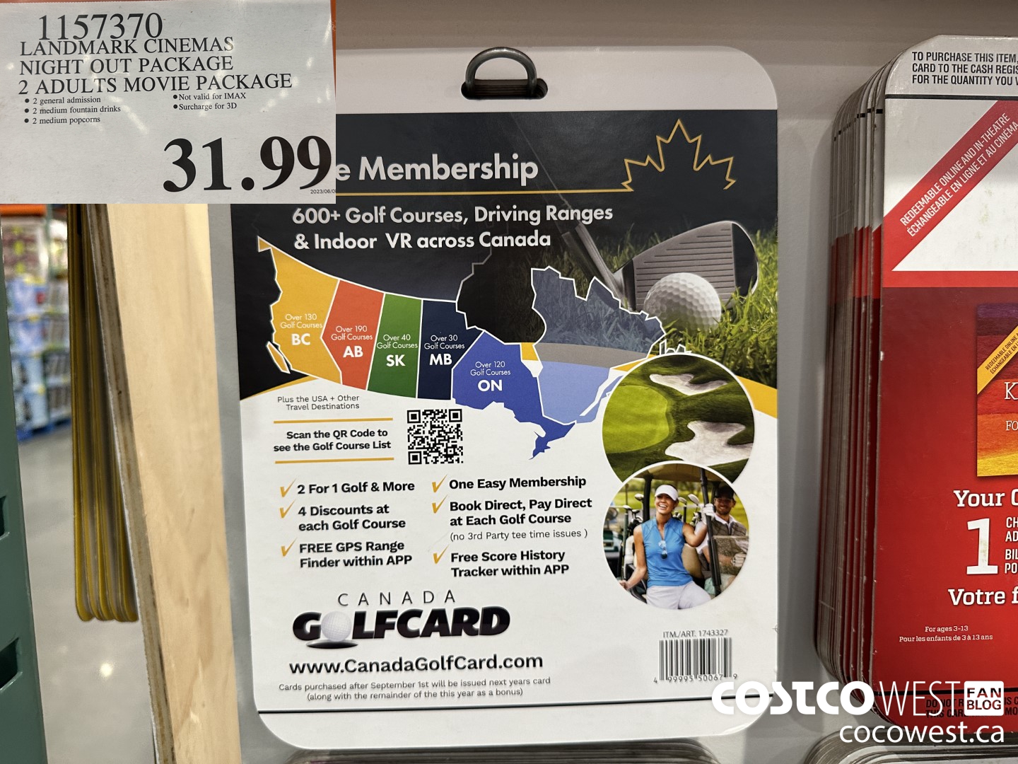 1157370 LANDMARK CINEMAS NIGHT OUT PACKAGE 2 ADULTS MOVIE PACKAGE $31.99