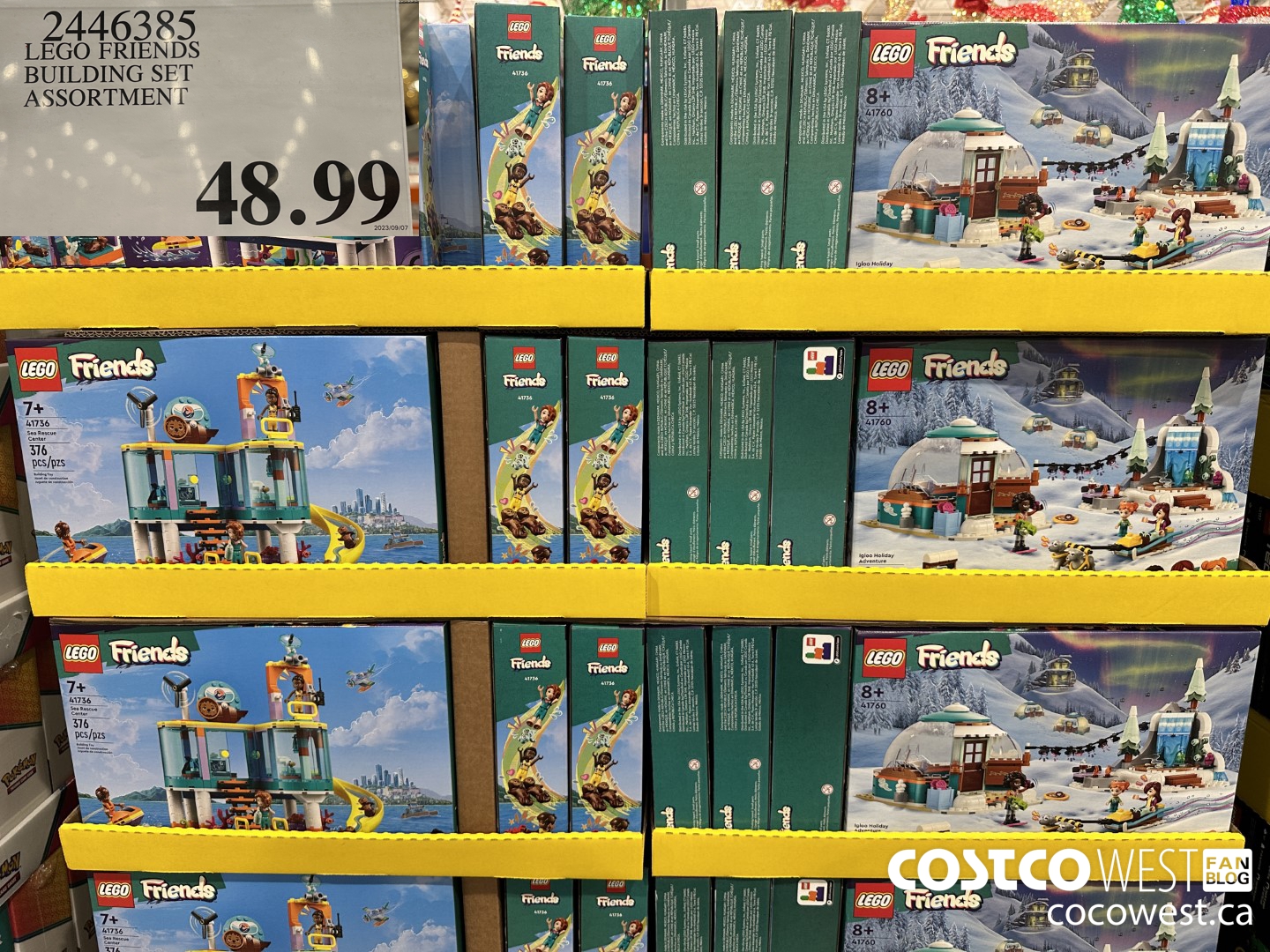 2446385 LEGO FRIENDS BUILDING SET ASSORTMENT $48.99