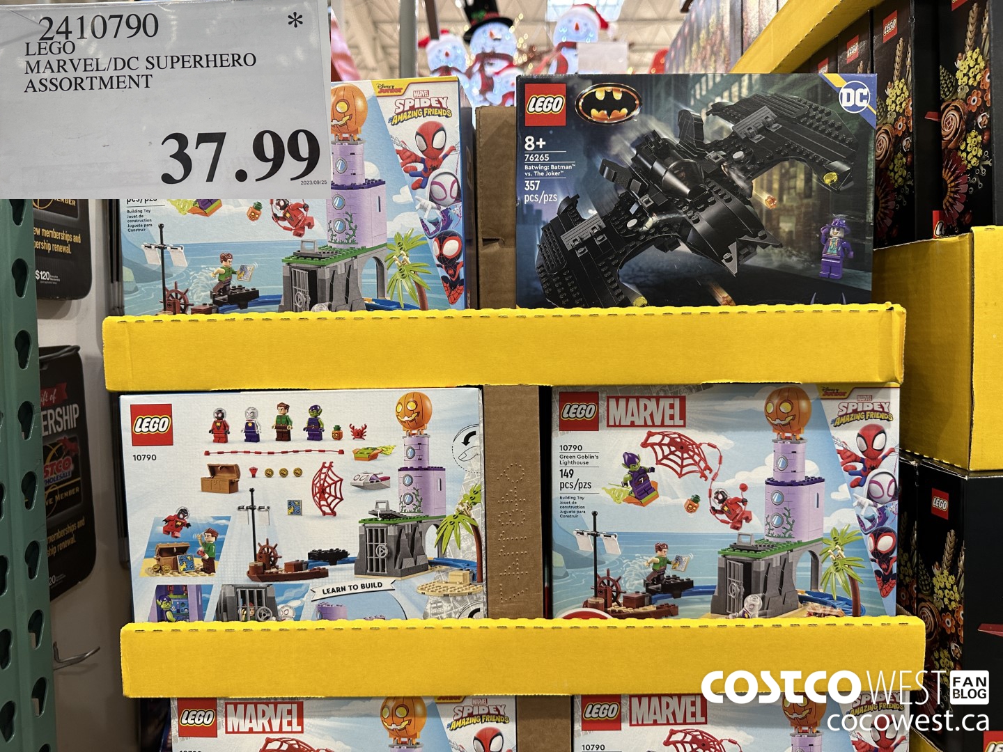 2410790 LEGO MARVEL/DC SUPERHERO ASSORTMENT $37.99