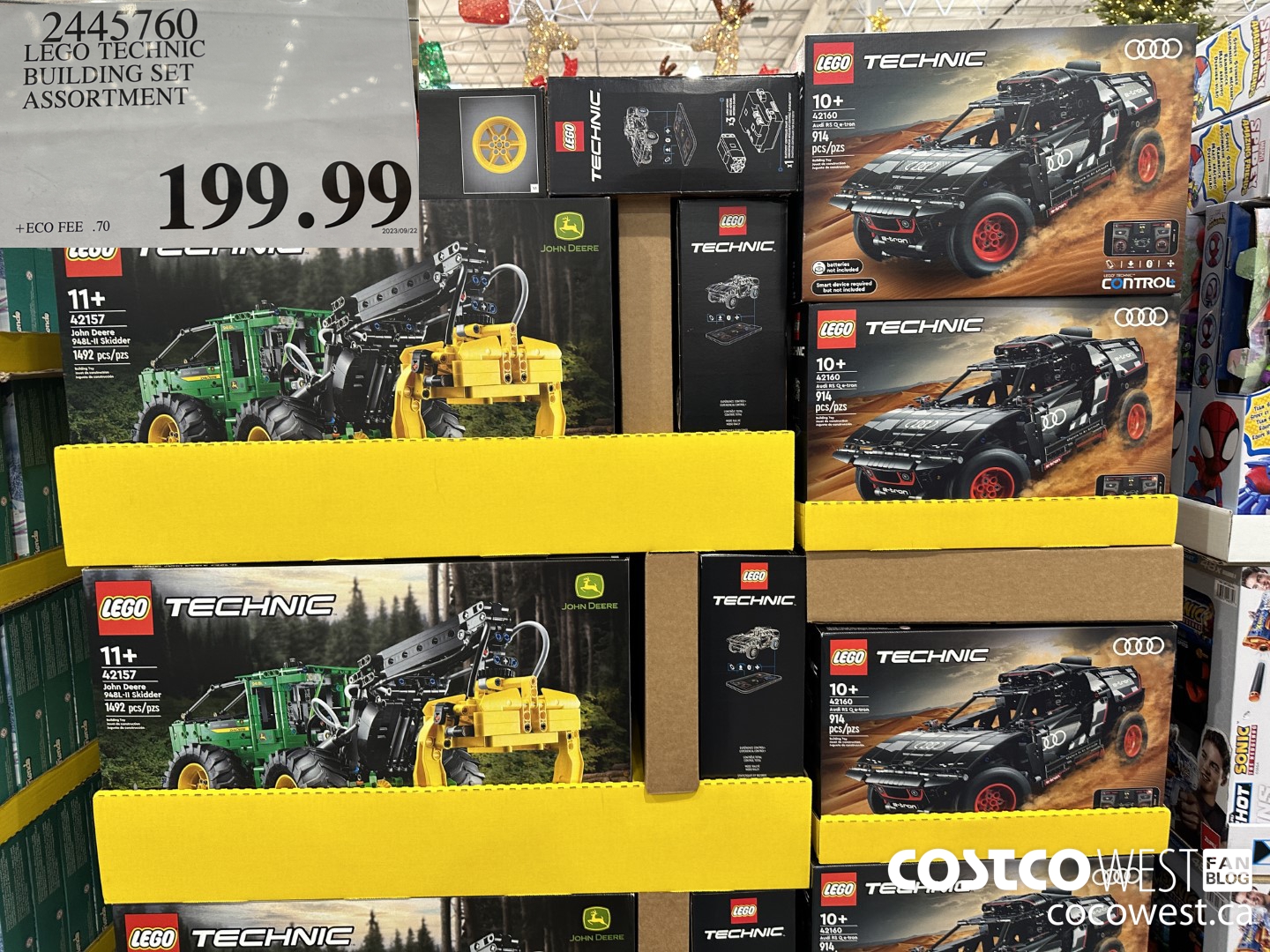 2445760 LEGO TECHNIC BULDING SET ASSORTMENT $199.99