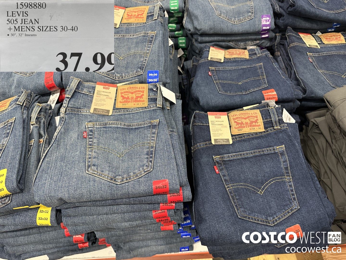 Costco store levis 505