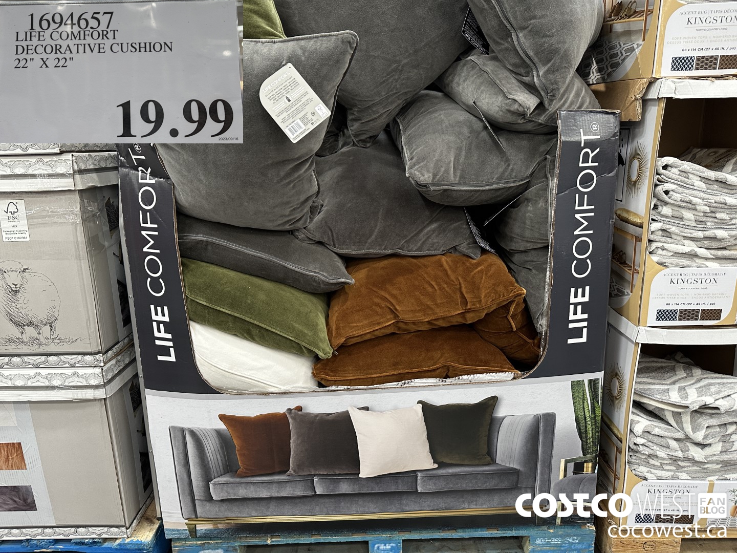 1694657 LIFE COMFORT DECORATIVE CUSHION 22