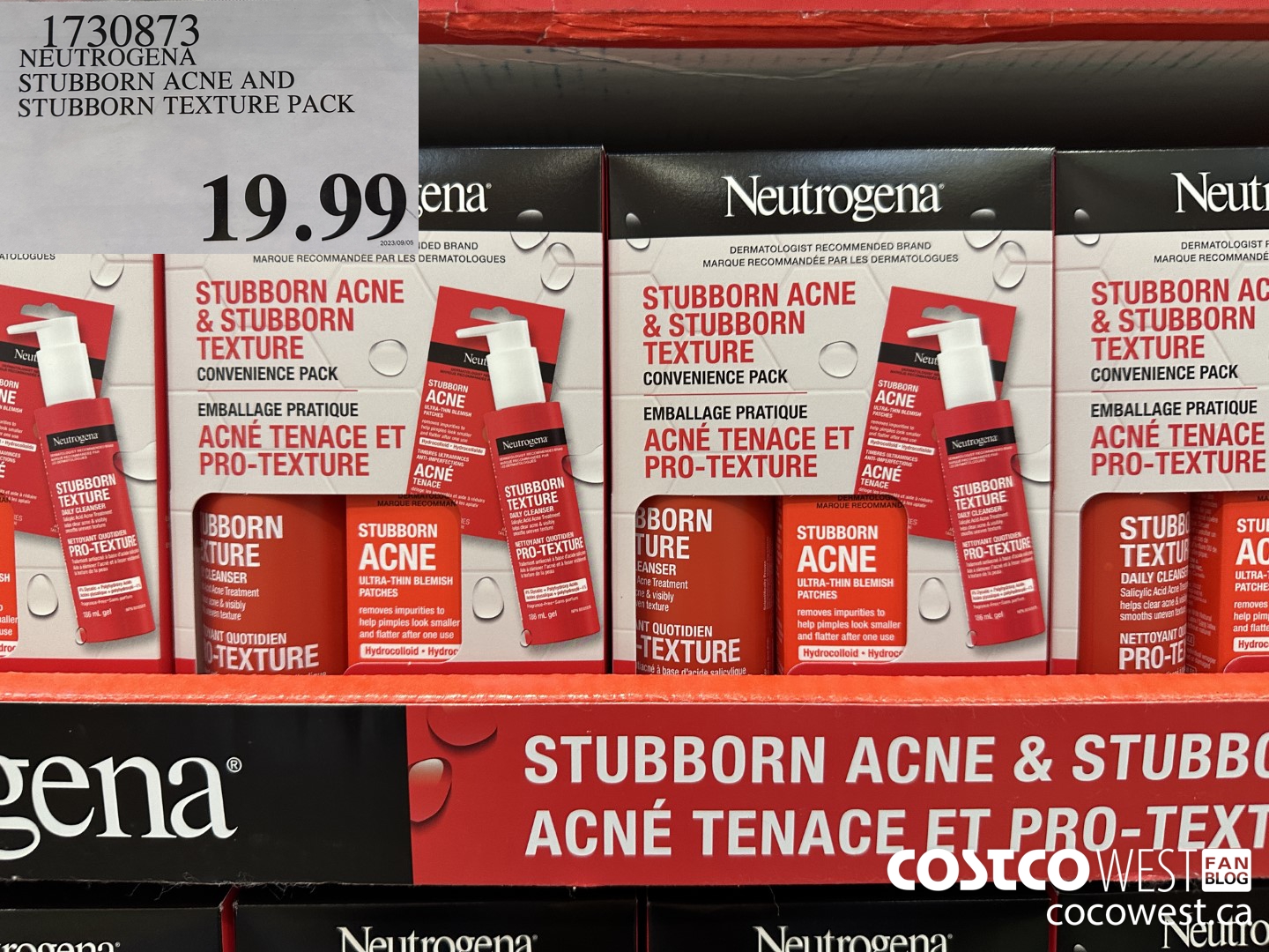 1730873 NEUTROGENA STUBBORN ACNE AND STUBBORN TEXTURE PACK $19.99
