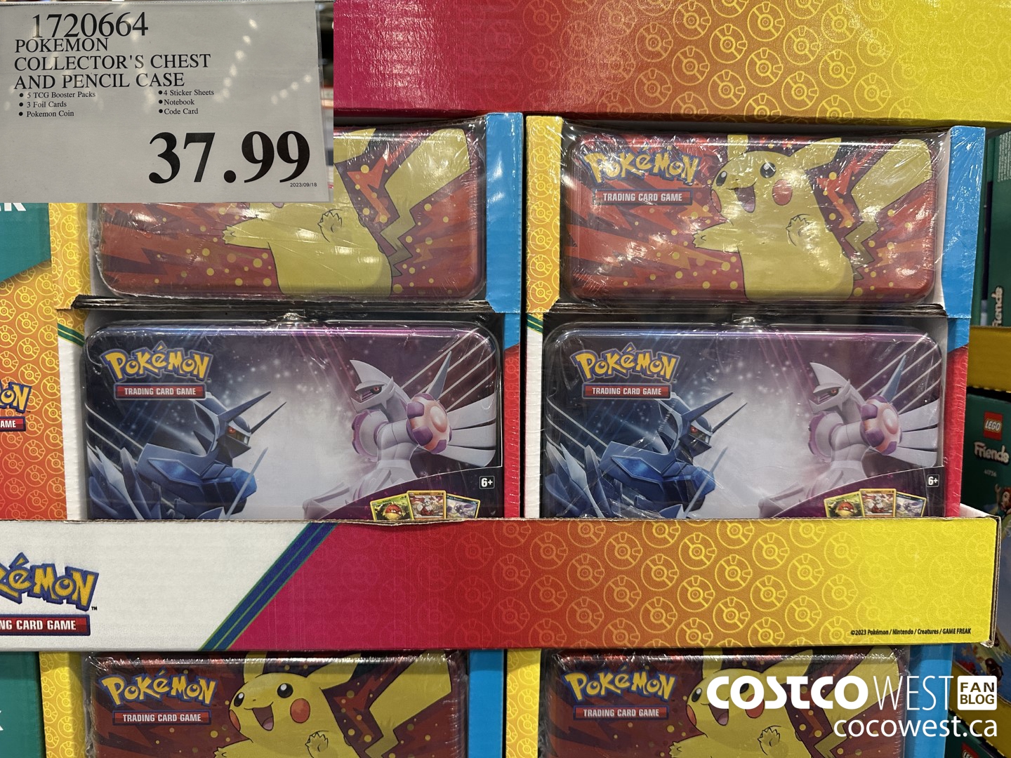 1720664 POKEMON COLLECTOR'S CHEST AND PENCIL CASE $37.99