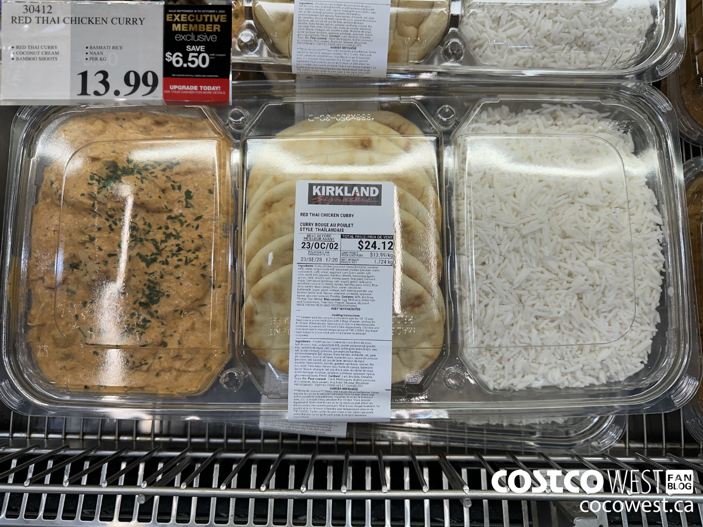 30412 RED THAI CHICKEN CURRY ($6.50 INSTANT SAVINGS EXPIRES ON 2023-10-01) $7.49