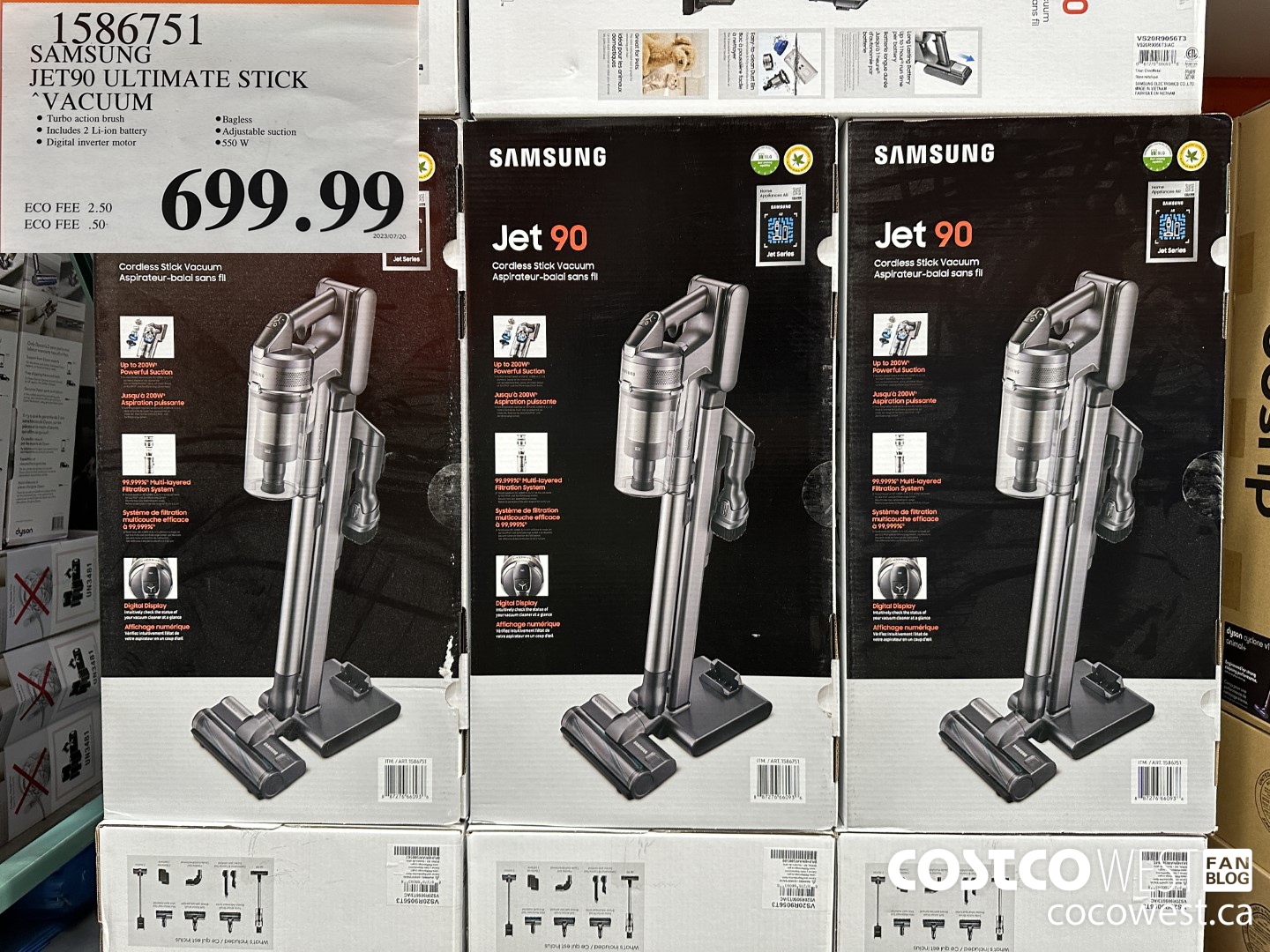 1586751 SAMSUNG JET90 ULTIMATE STICK VACUUM $699.99