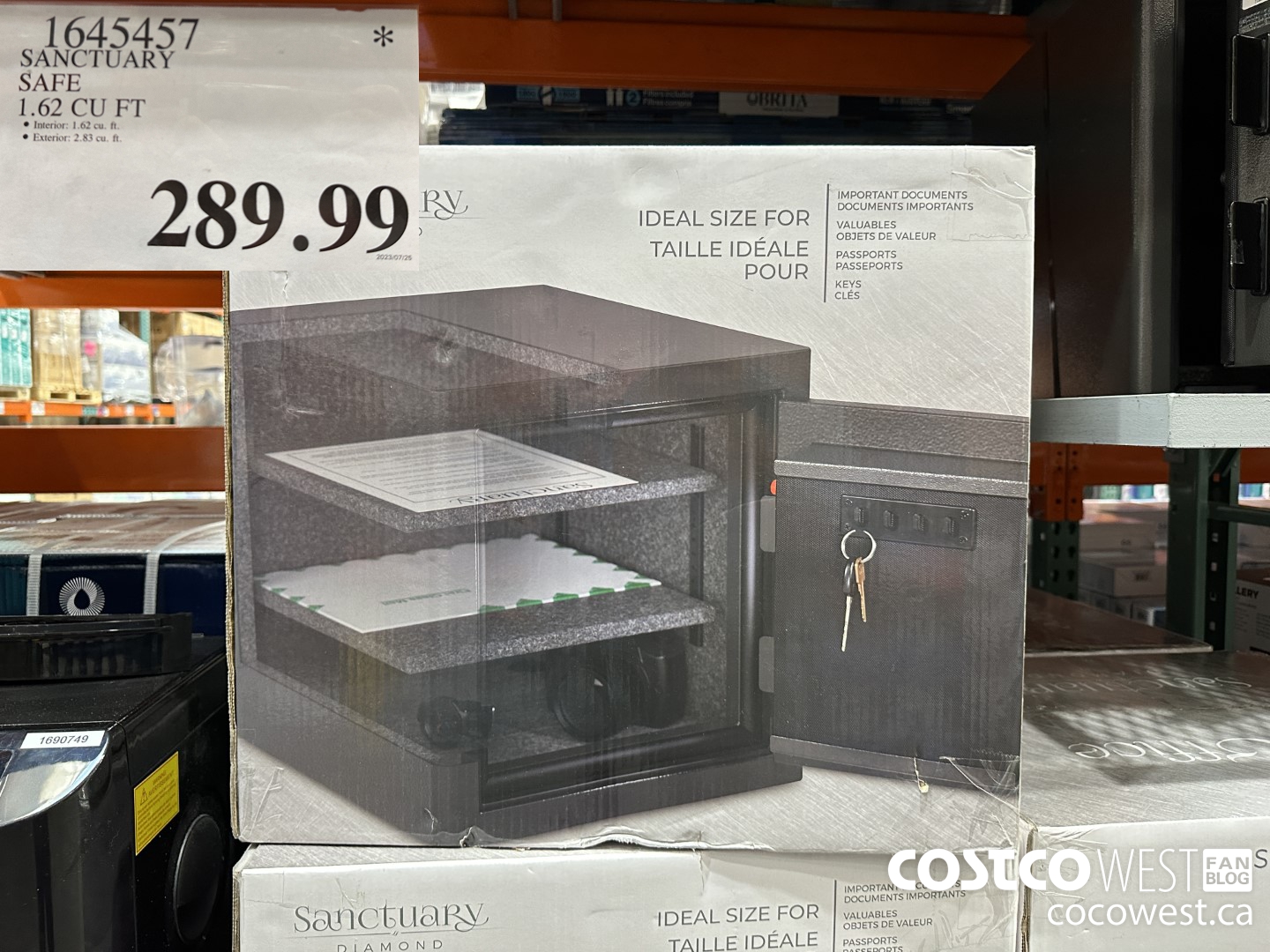 1645457 SANCTUARY SAFE 1.62 CU FT $289.99