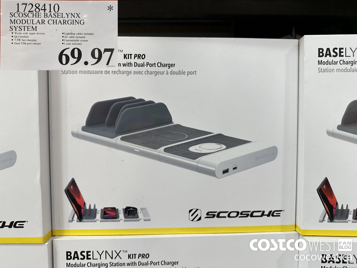 1728410 SCOSCHE BASELYNX MODULAR CHARGING SYSTEM $69.97