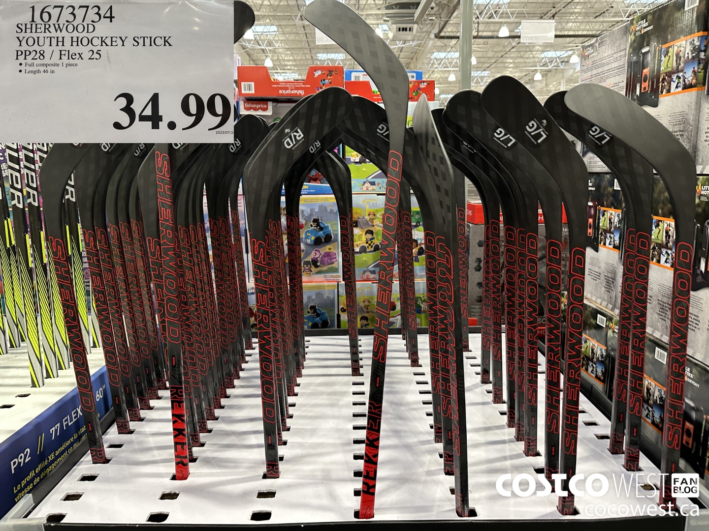 1673734 SHERWOOD YOUTH HOCKEY STICK PP28 / FLEX 25 $34.99