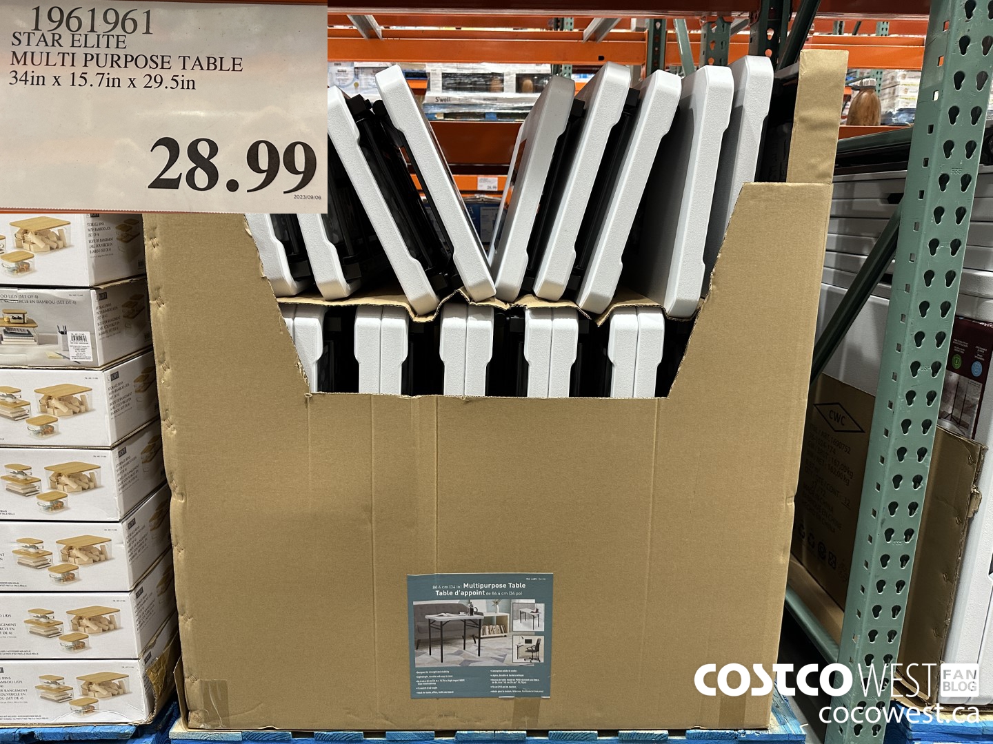 1961961 STAR ELITE MULTI PURPOSE TABLE 34IN X 15.7IN X 29.5 IN $28.99